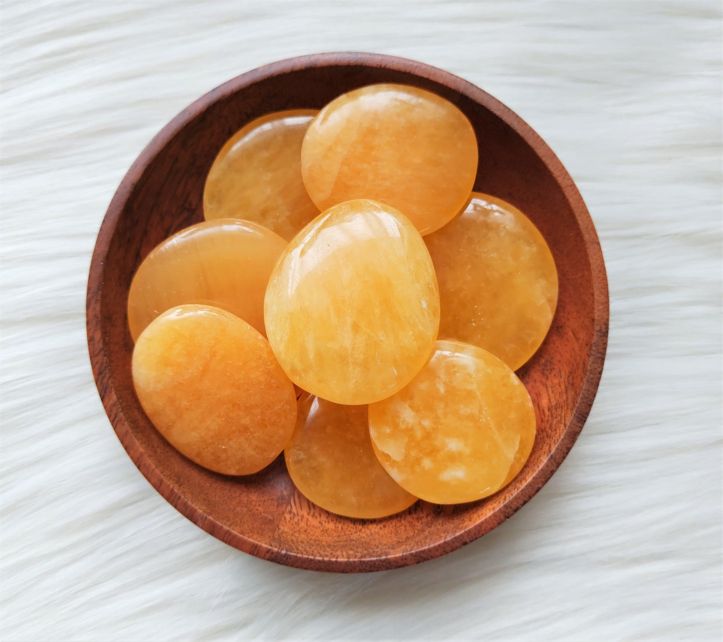 Calcite Orange - Pierre plate