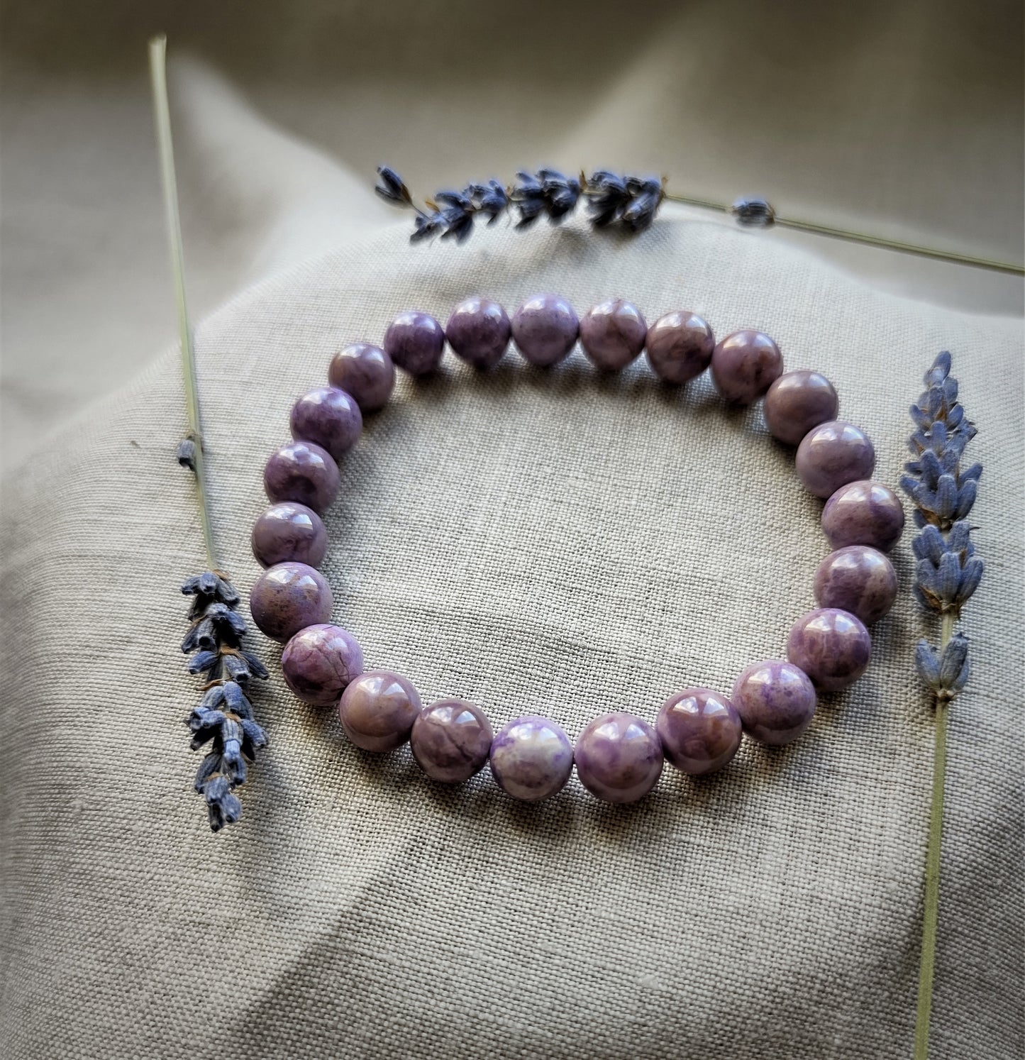 Phosphosidérite - Bracelet Boule 8mm