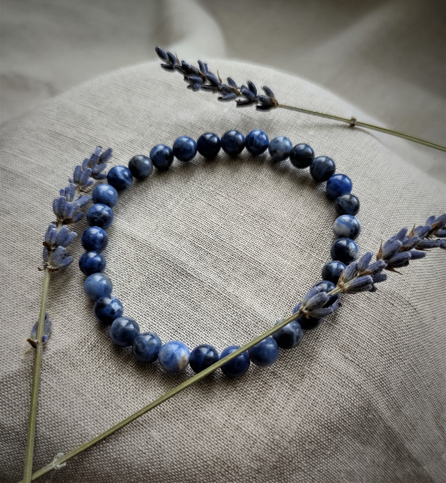 Sodalite - Bracelet Boule 6mm