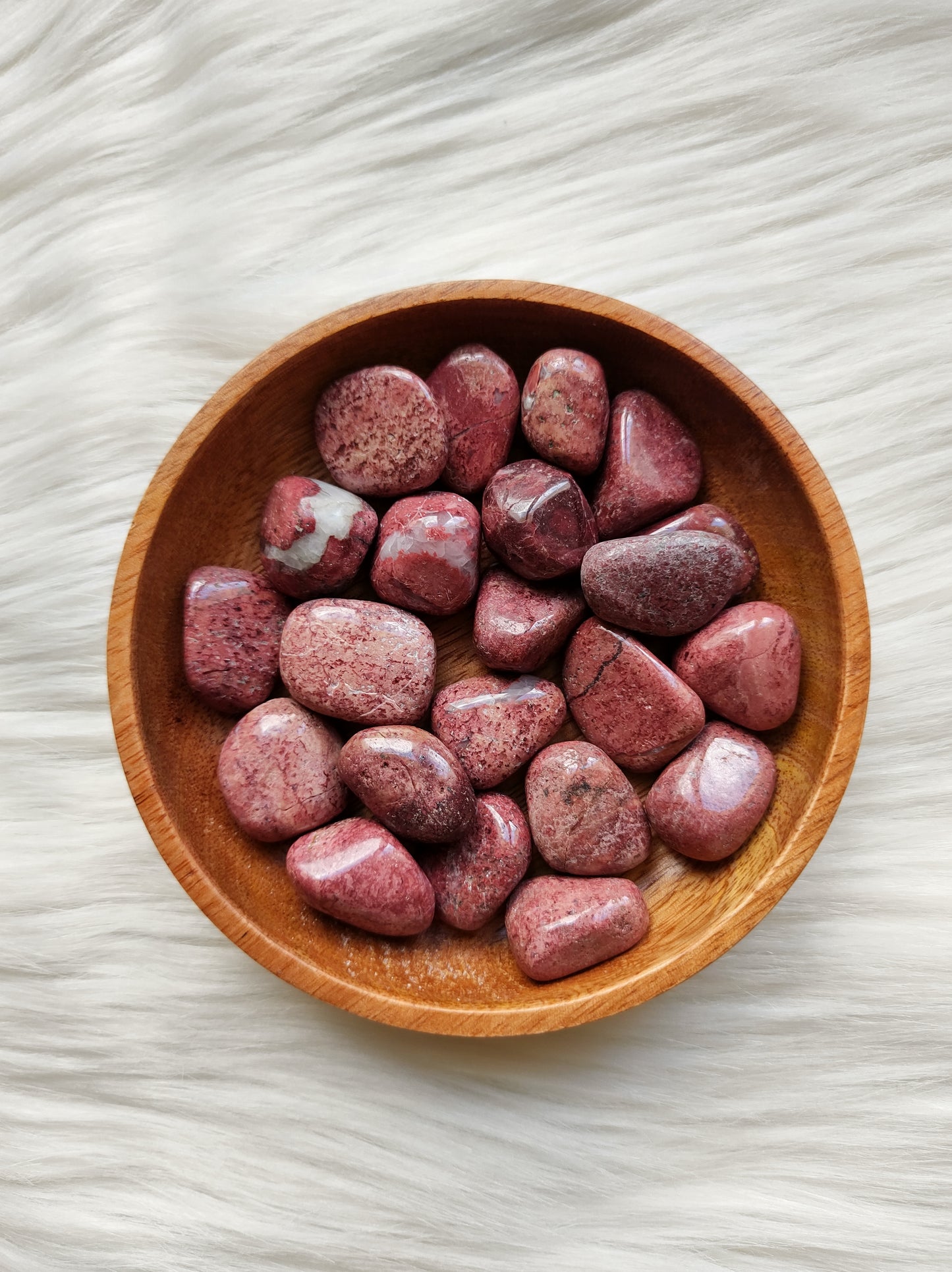 Thulite - Pierre Roulée