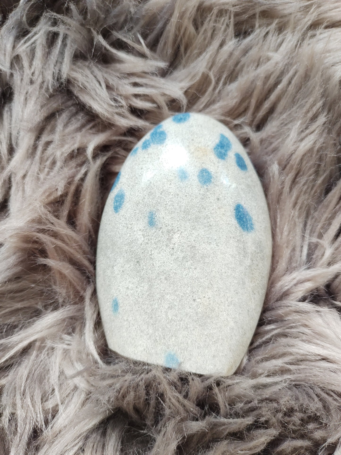 Lapis Lazuli on Quartz - Free Form