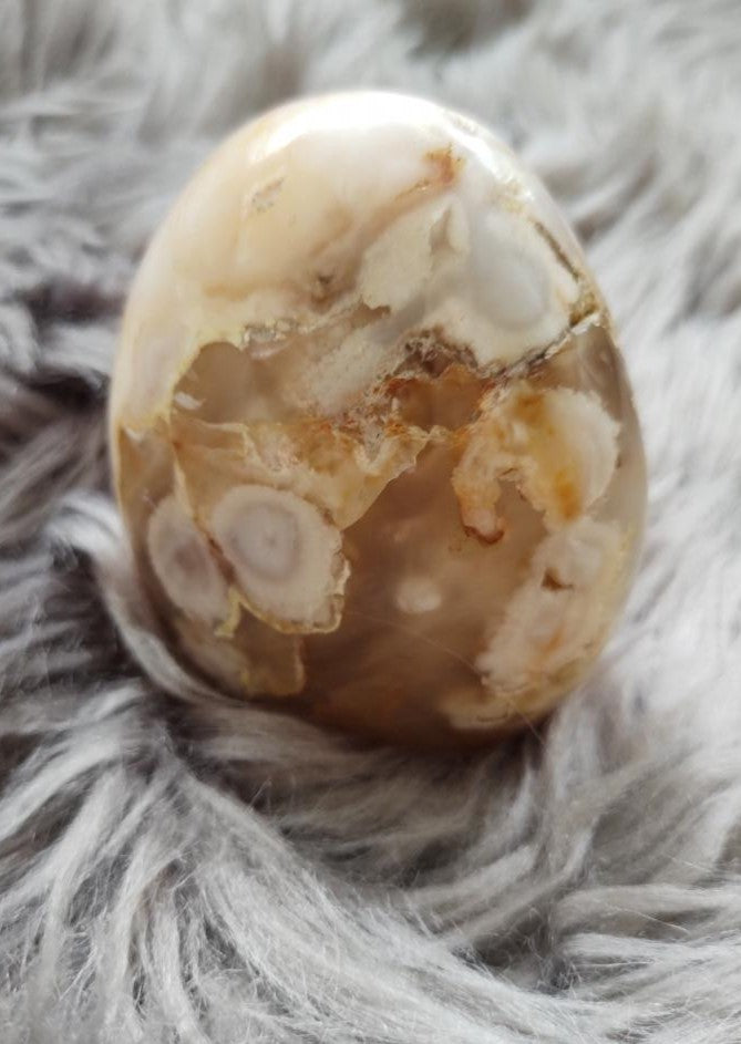 Agate Fleur de Cerisier - Forme Libre
