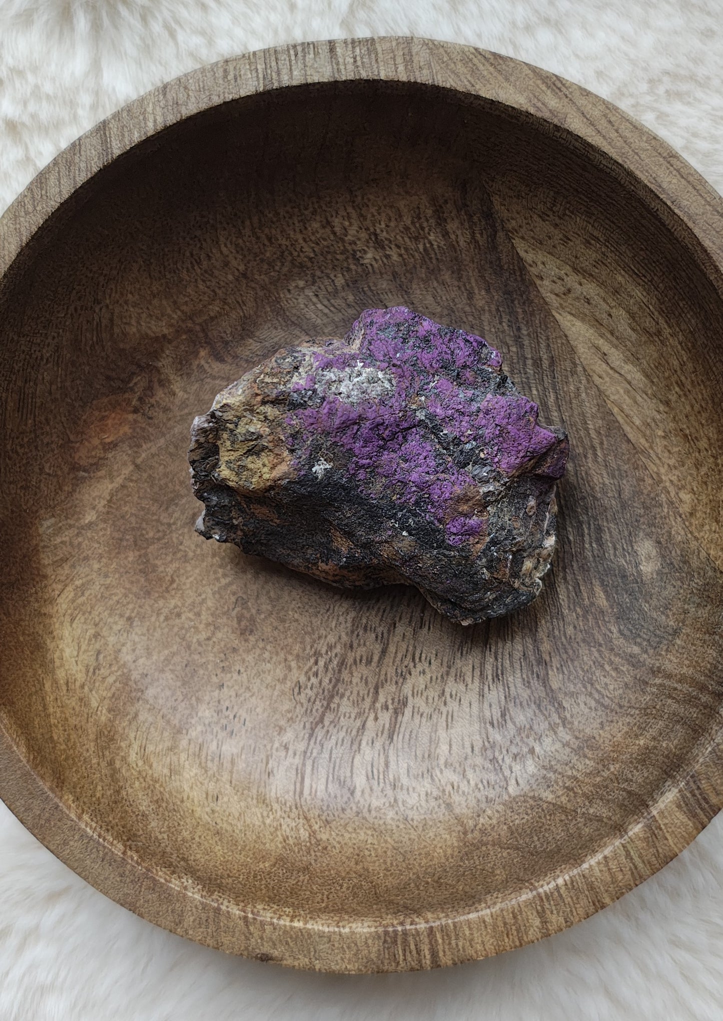 Purpurite - Pierre Brute