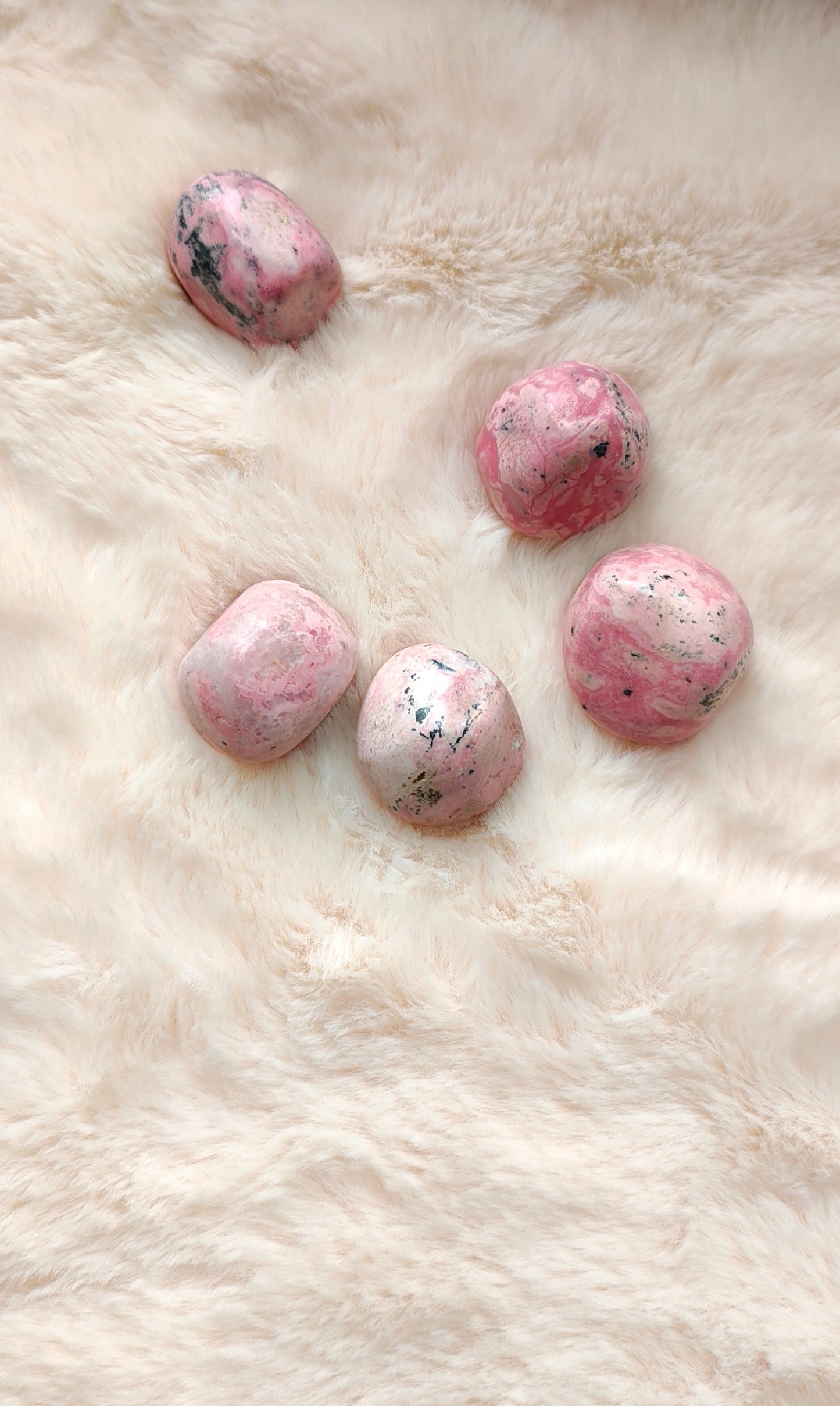 Rhodochrosite du Pérou - Pierre Roulée