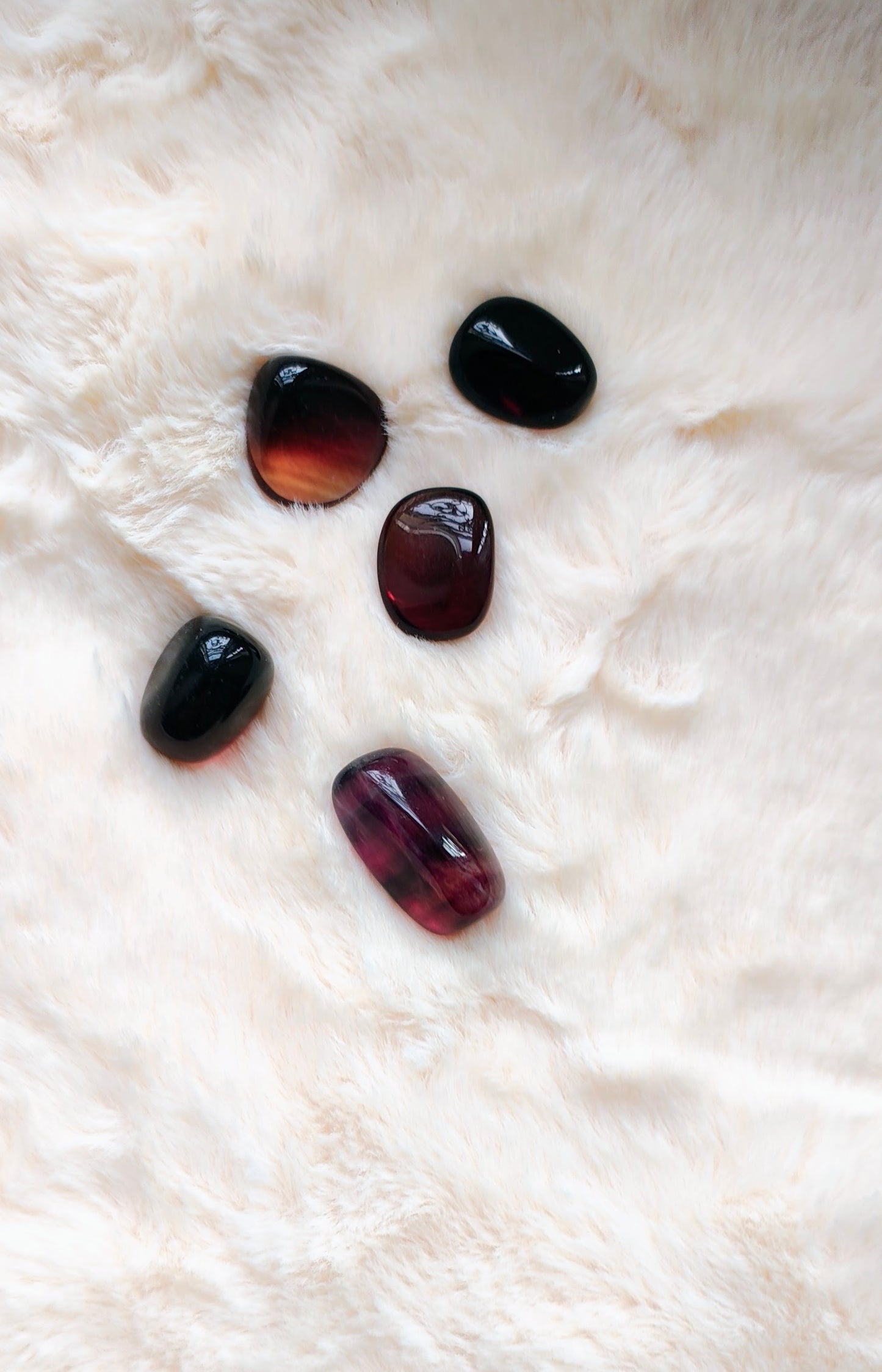 Fluorite Fumée - Pierre roulée