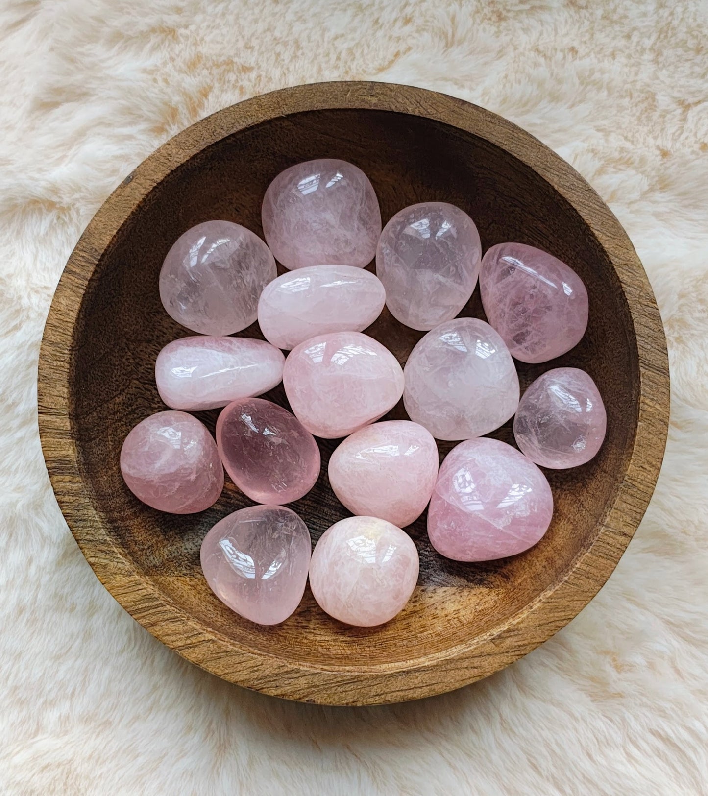 Quartz Rose - Pierre Roulée
