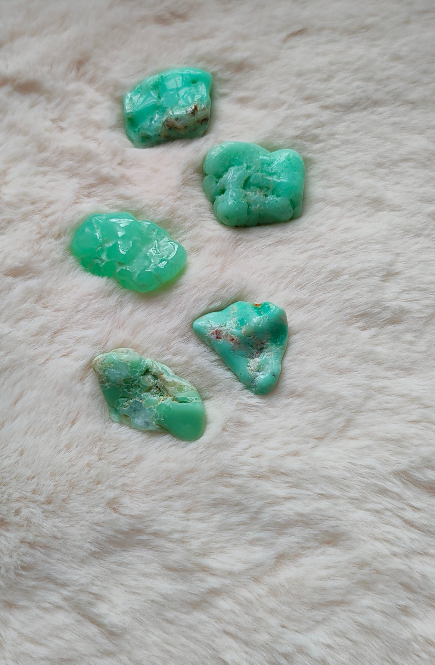 Chrysoprase - Pierre Roulée