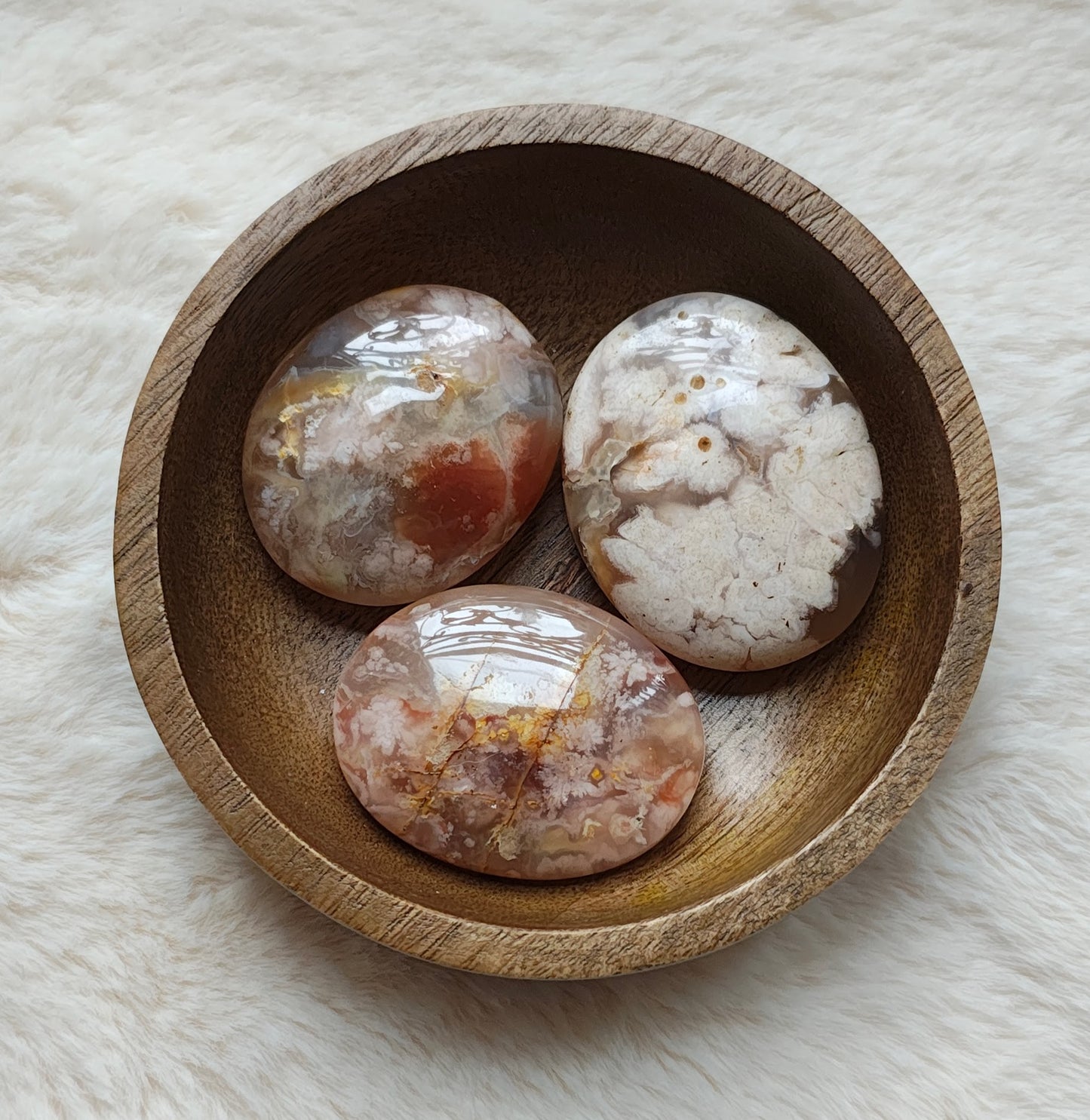 Agate Fleur de Cerisier - Galet