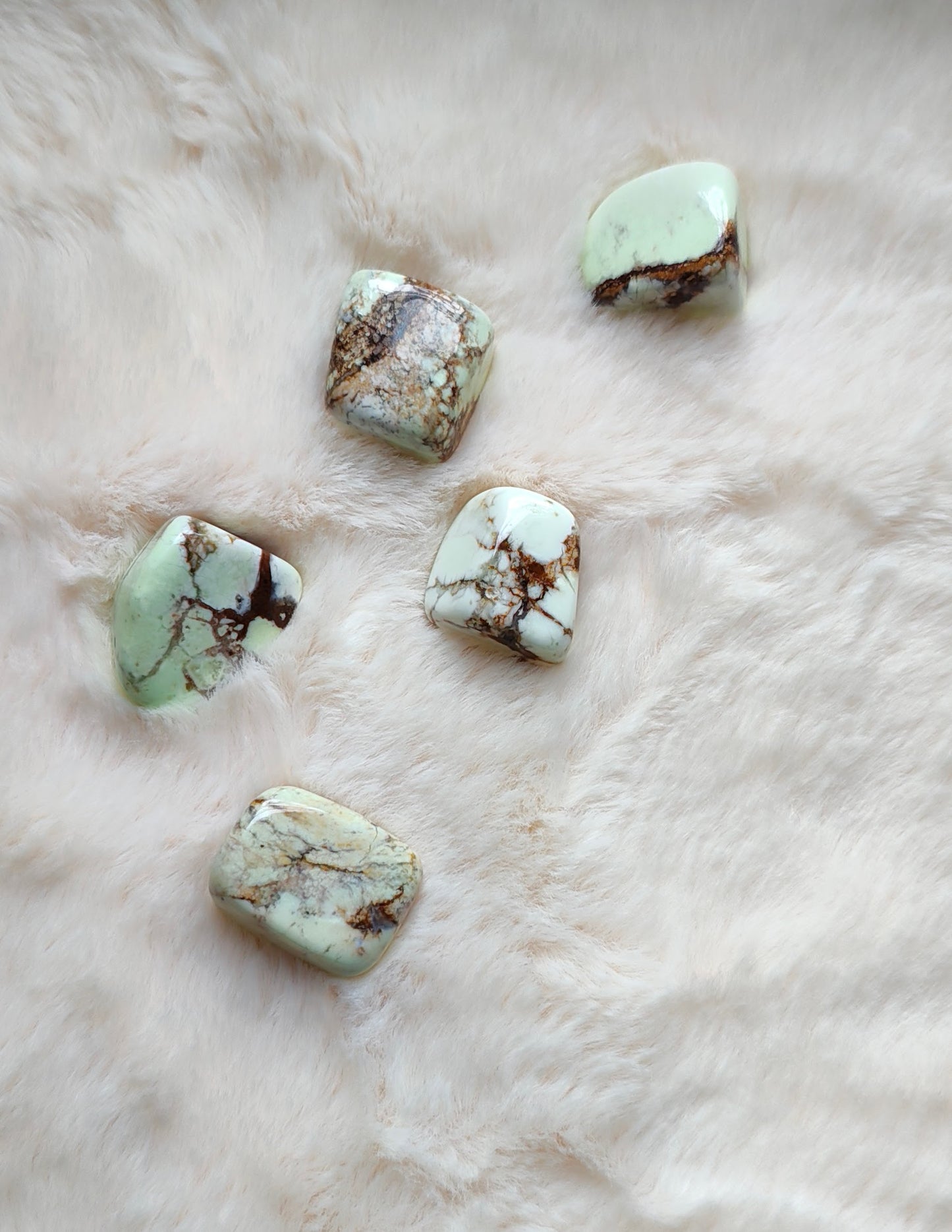 Chrysoprase Citron - Pierre Roulée