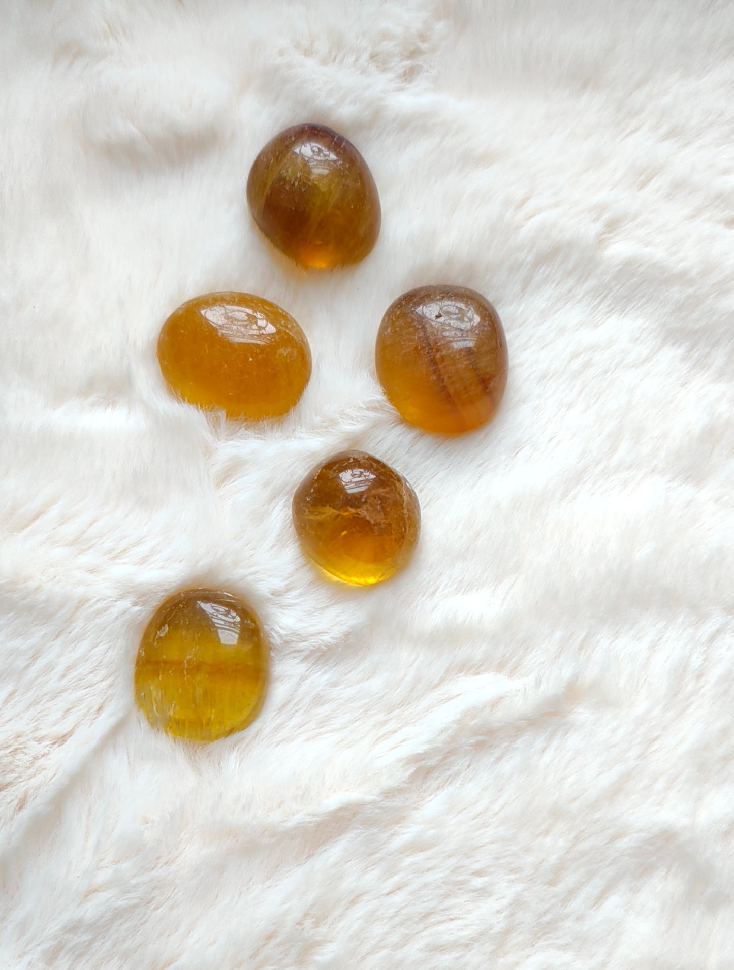 Fluorite Jaune - Pierre roulée