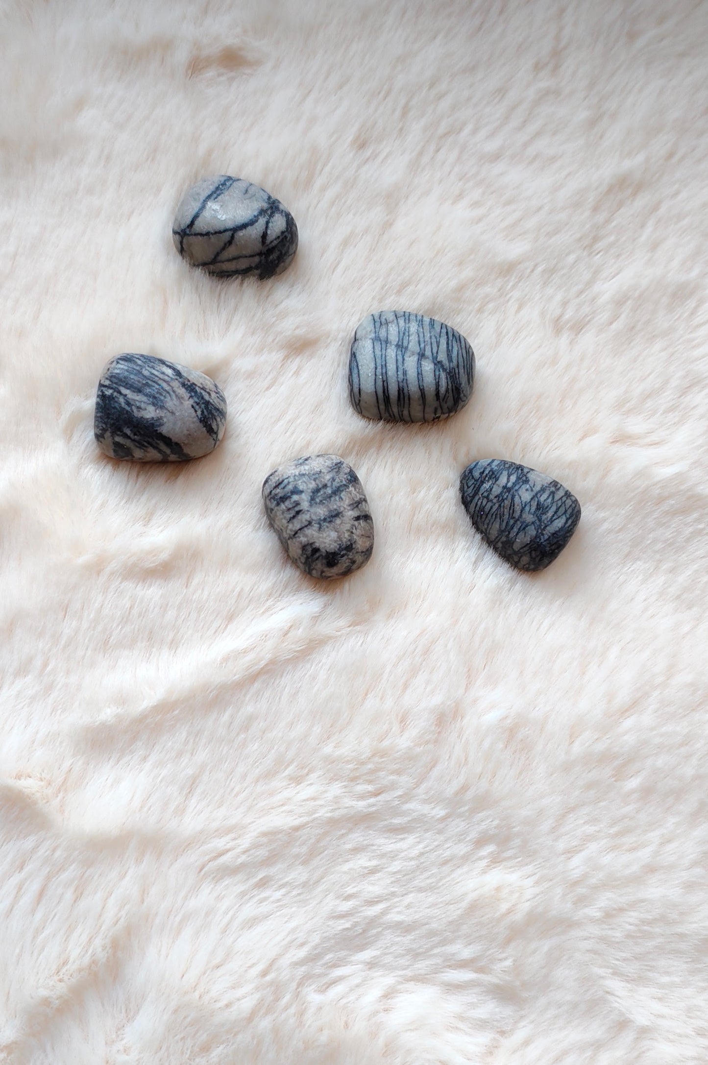 Jaspe Toile d'Araignée - Pierre Roulée