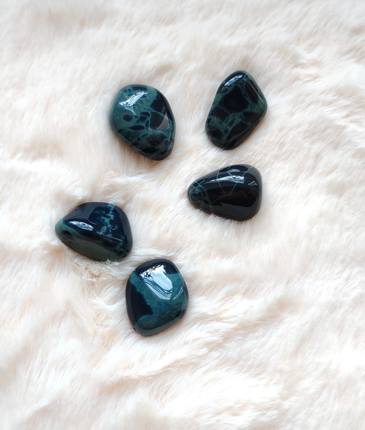 Obsidienne Toile d'Araignée - Pierre Roulée