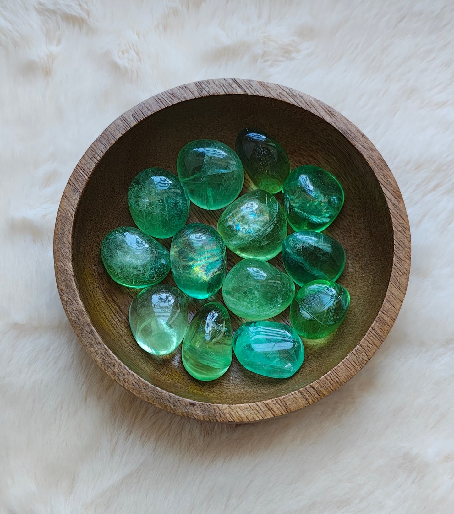 Green Fluorite - Tumbled Stone
