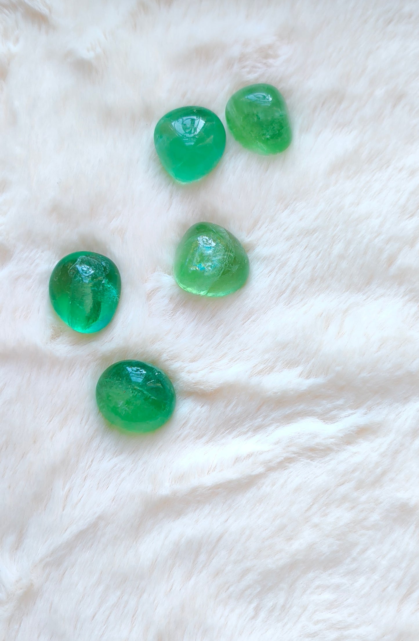 Green Fluorite - Tumbled Stone