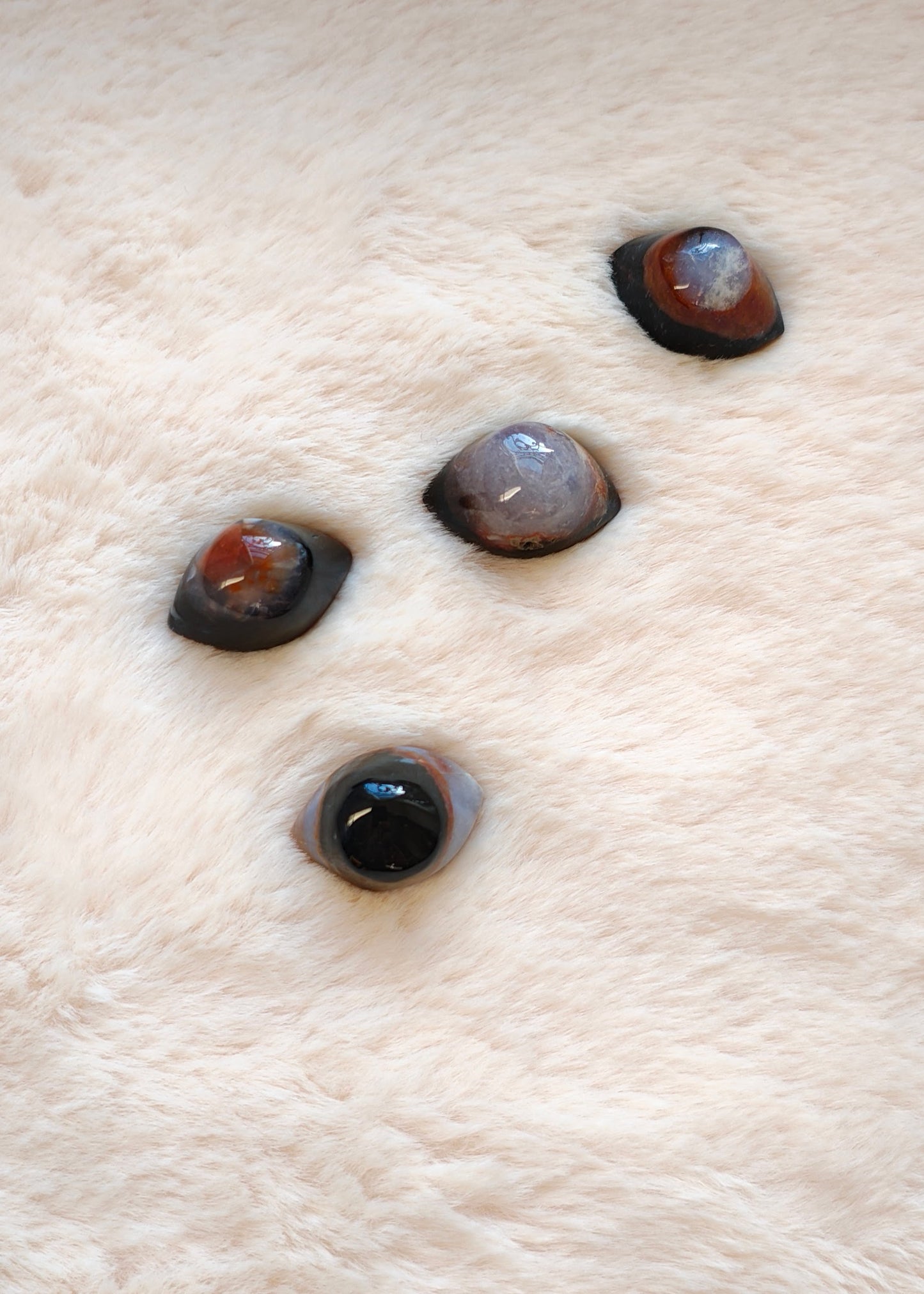 Agate Œil de Cyclope - Pierre Roulée