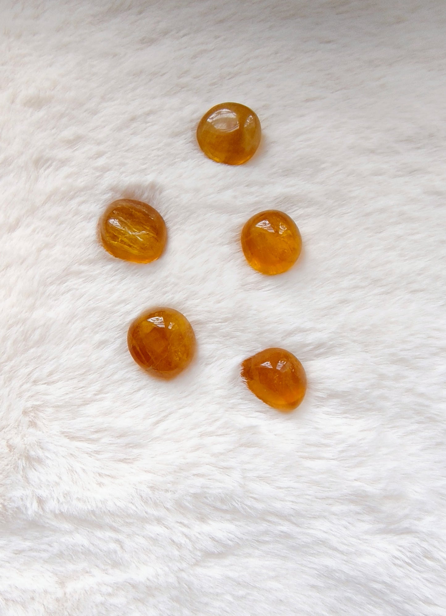 Calcite Miel - Pierre Roulée