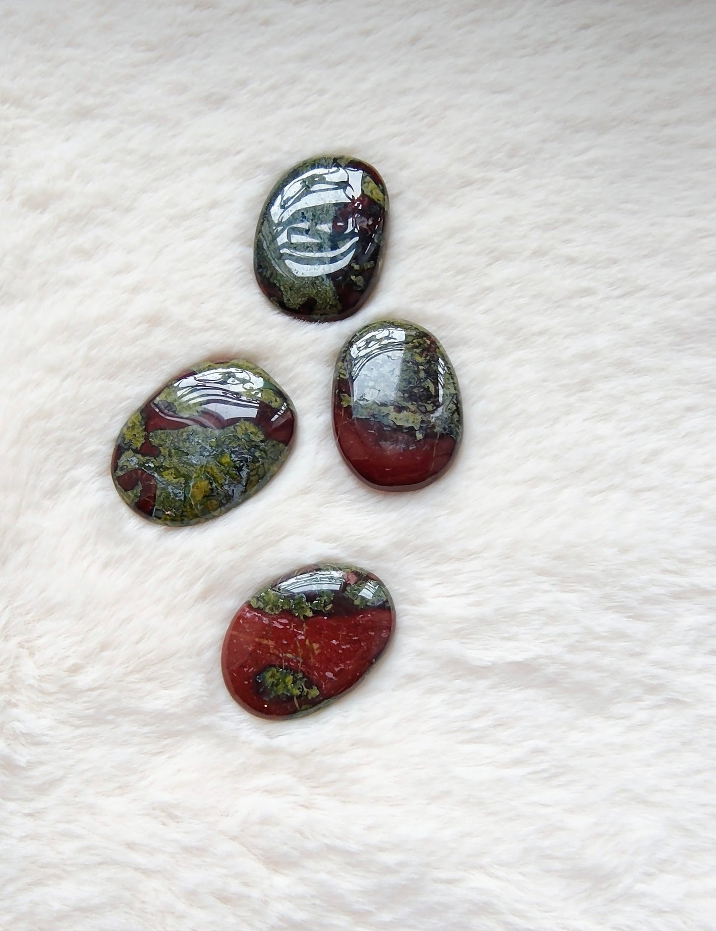 Jaspe Sang de Dragon - Pierre Plate