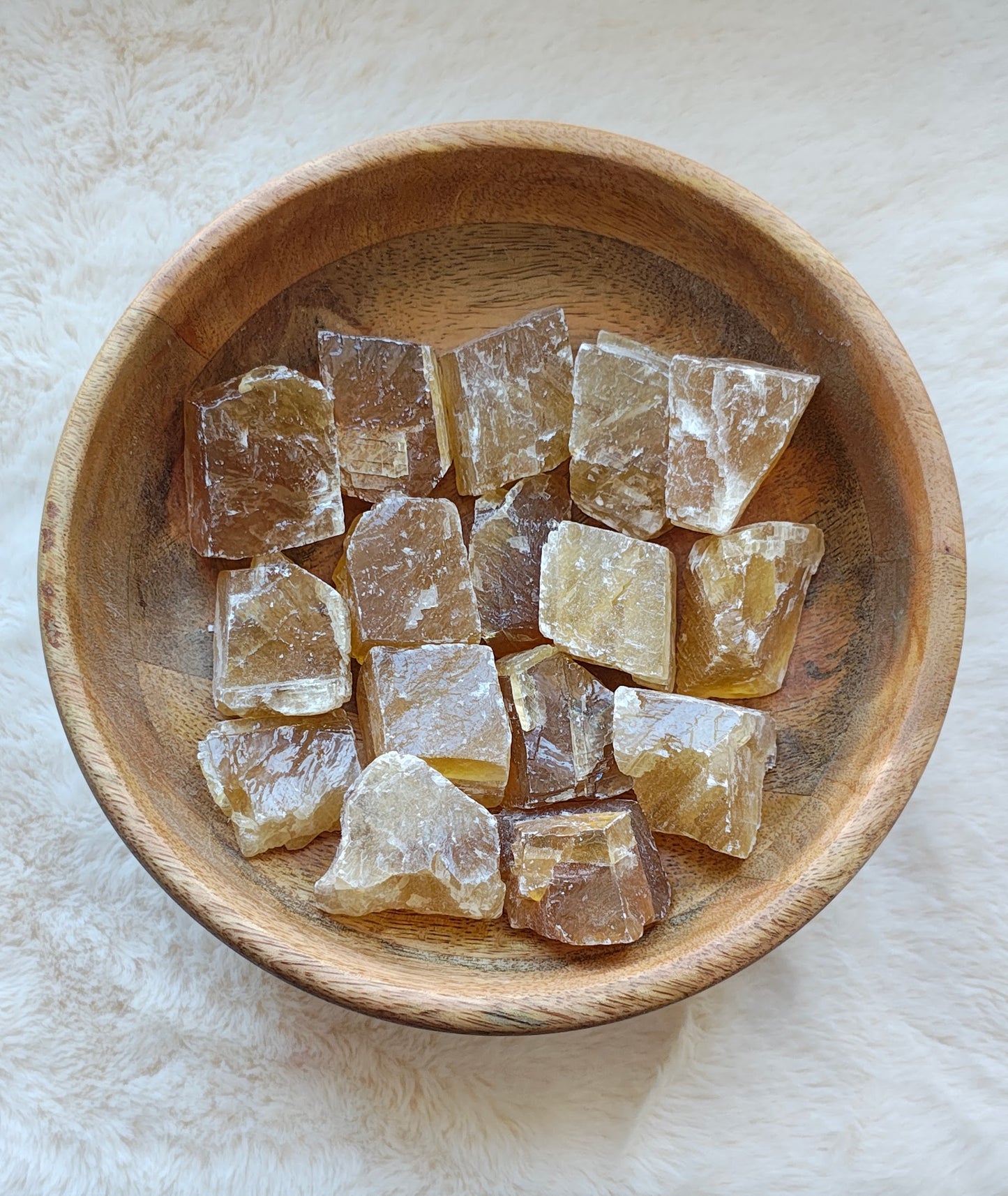 Calcite Miel - Pierre Brute
