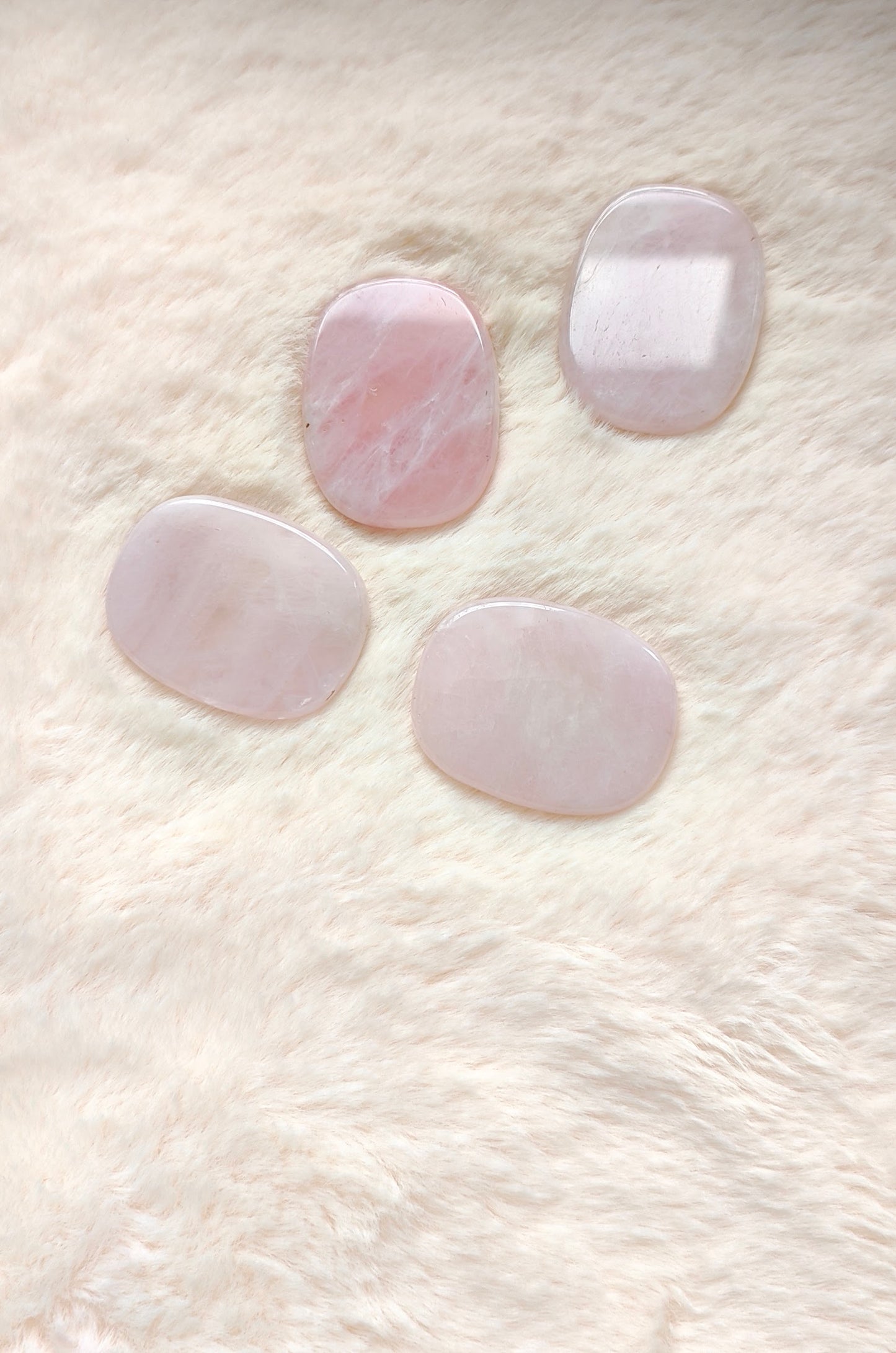 Quartz Rose - Pierre Plate