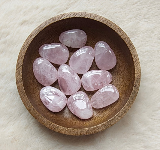 Rose Quartz - Drilled Stone