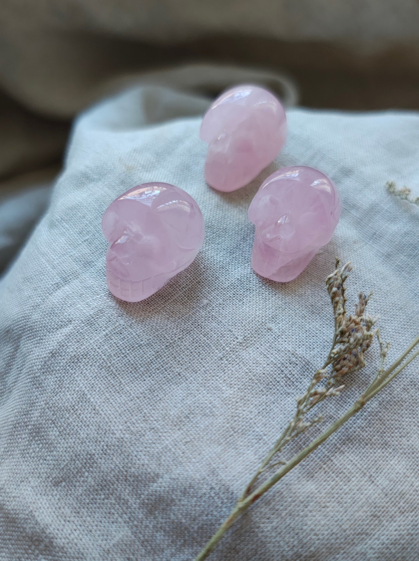 Quartz Rose - Forme Crâne