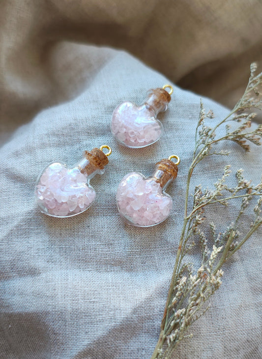 Quartz Rose - Pendentif