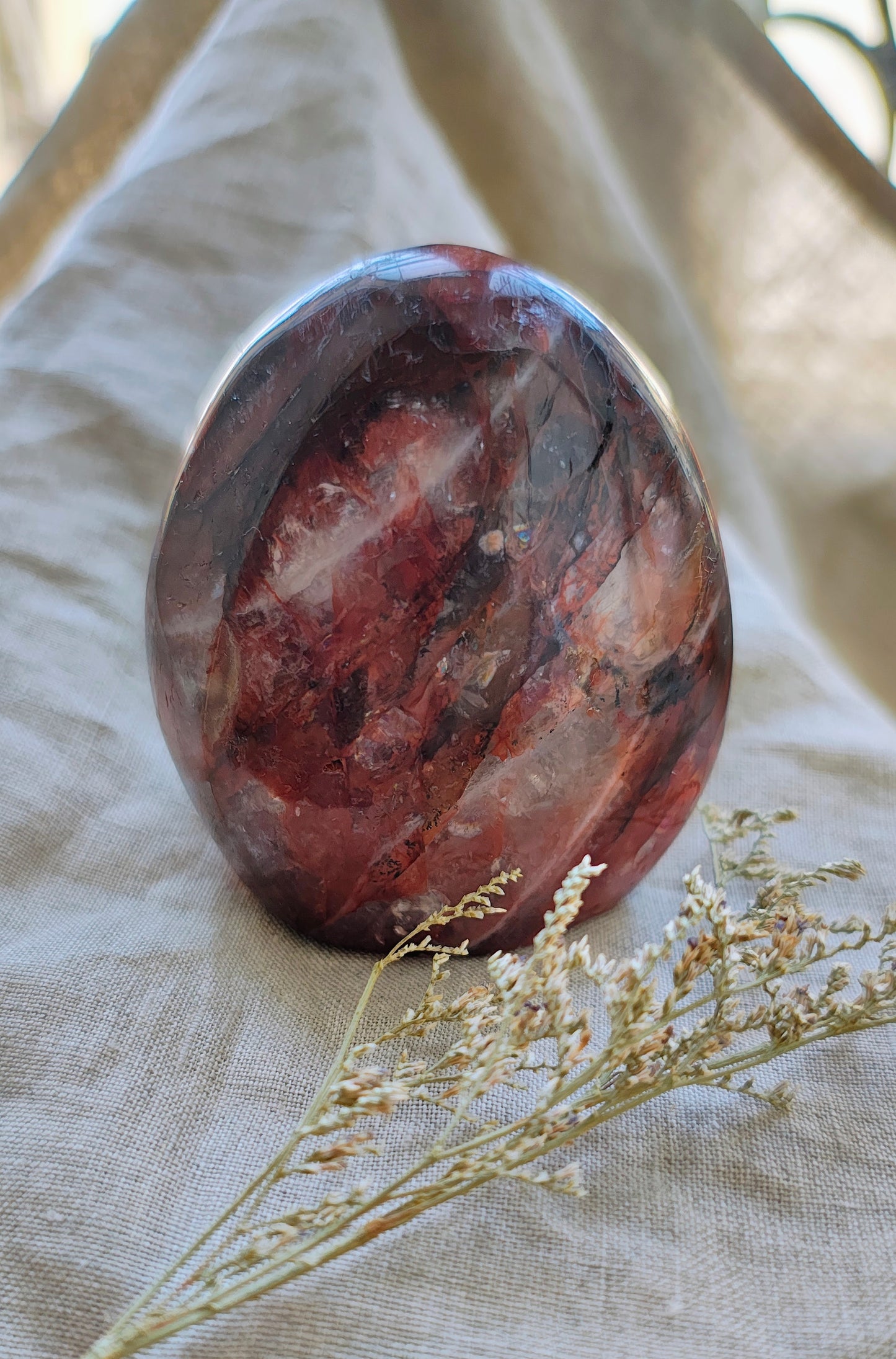 Quartz Hématoïde - Forme Libre