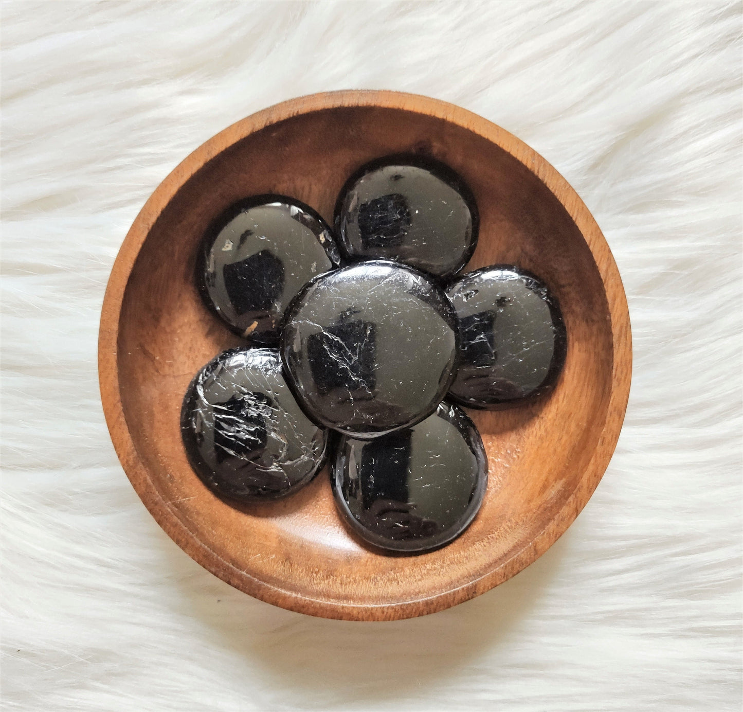 Tourmaline Noire - Pierre Plate - Lithothérapie - Pierres Naturelles