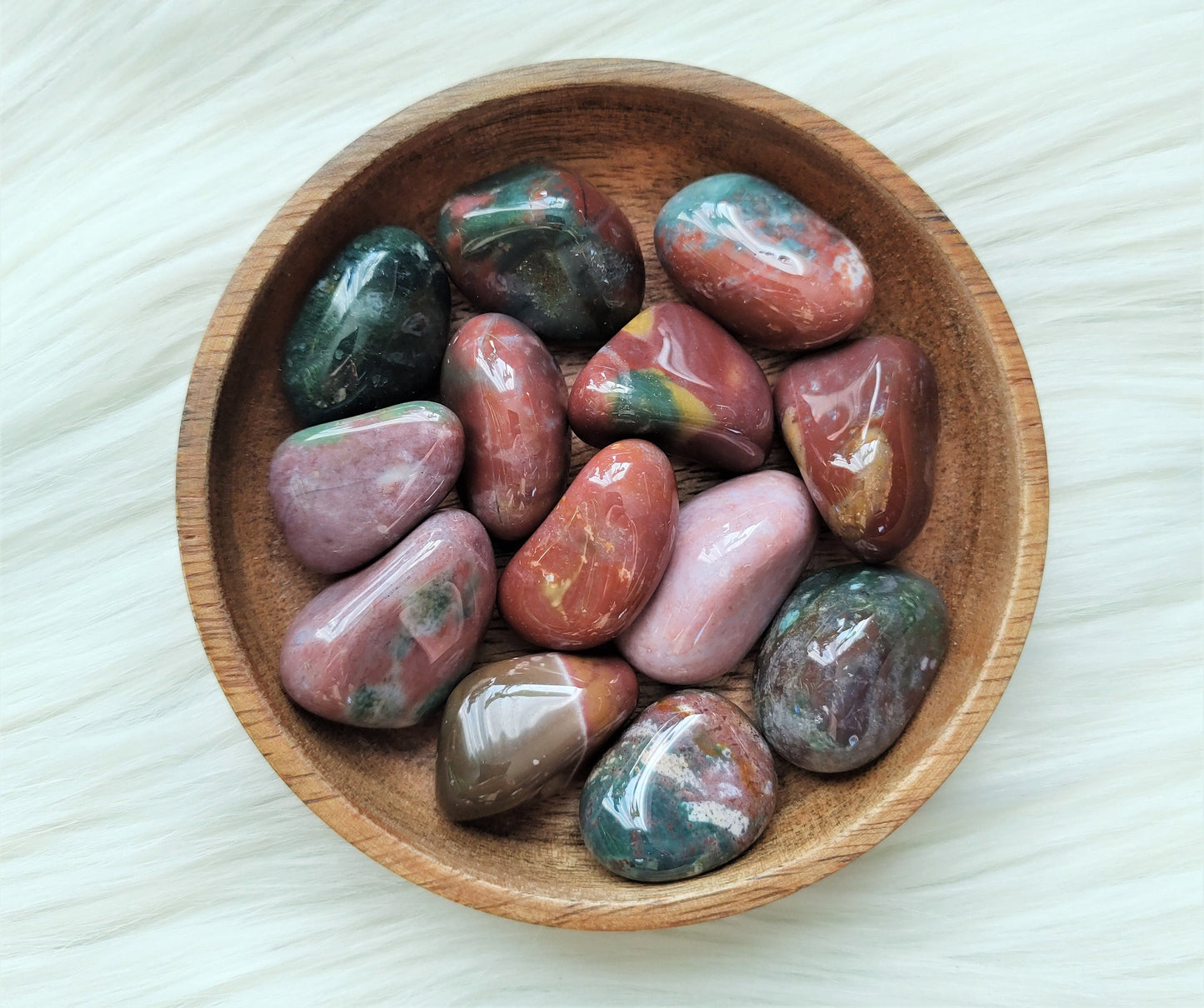Agate Indienne - Pierre roulée