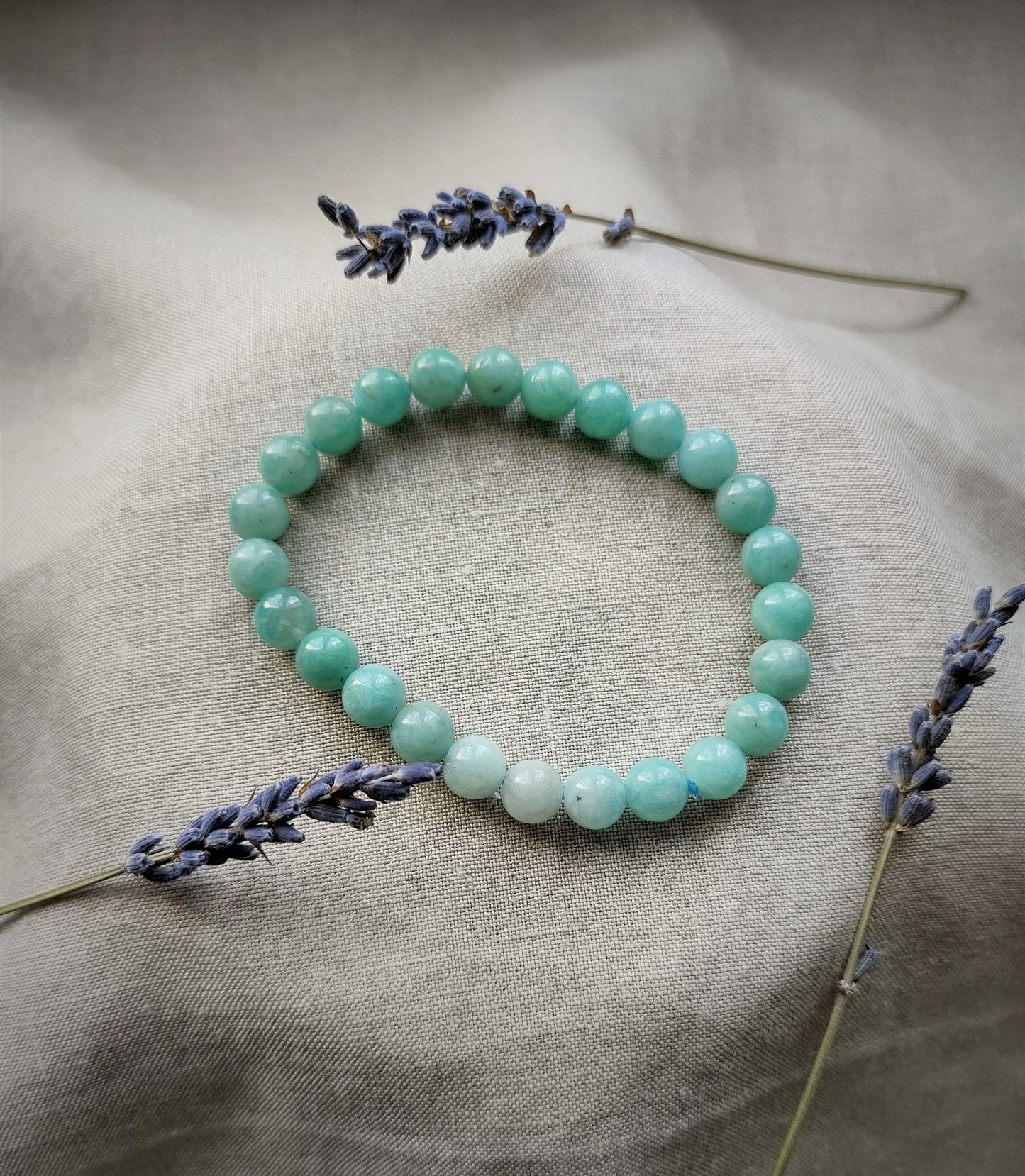 Amazonite - Bracelet Boule 8mm