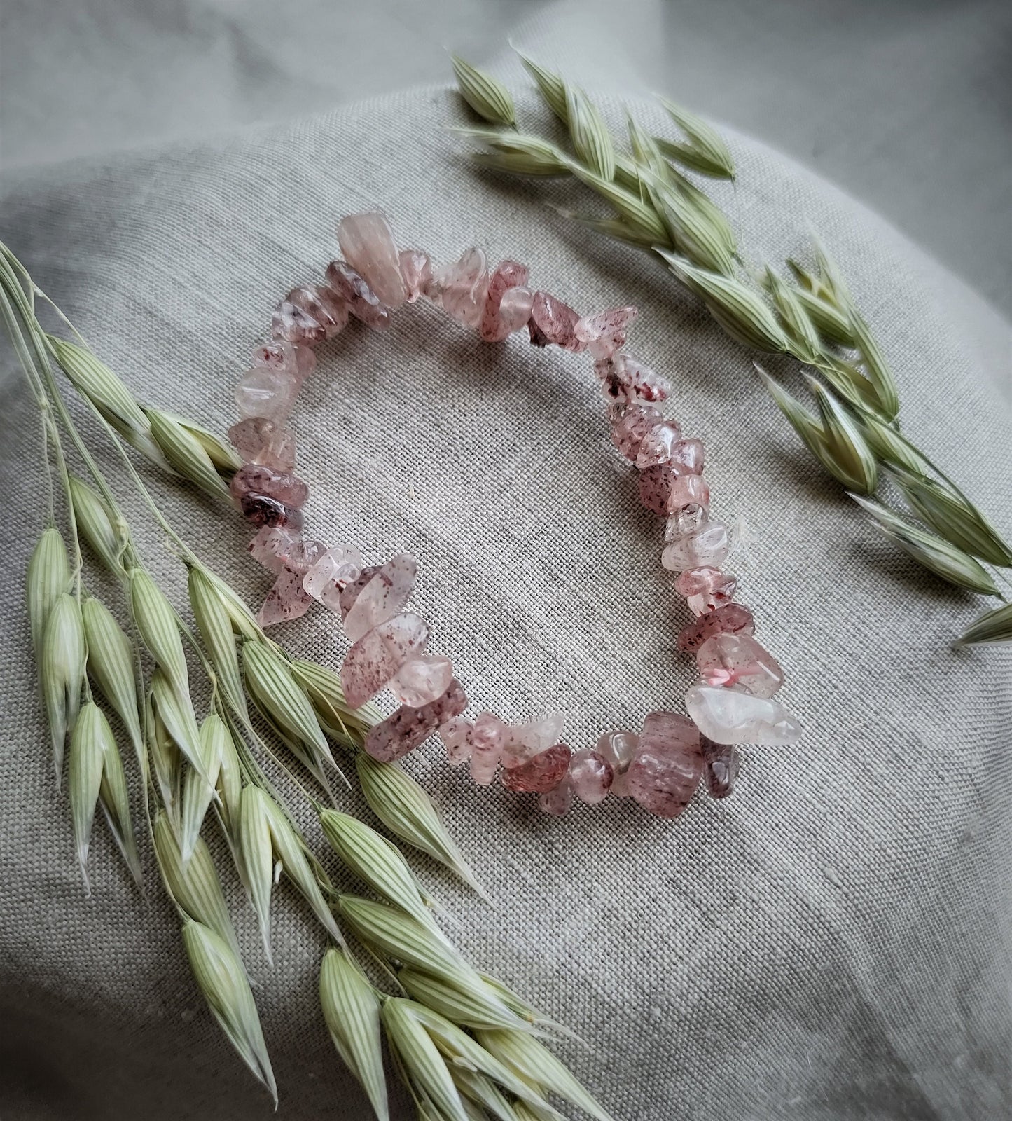 Quartz Hématoïde - Bracelet Chips
