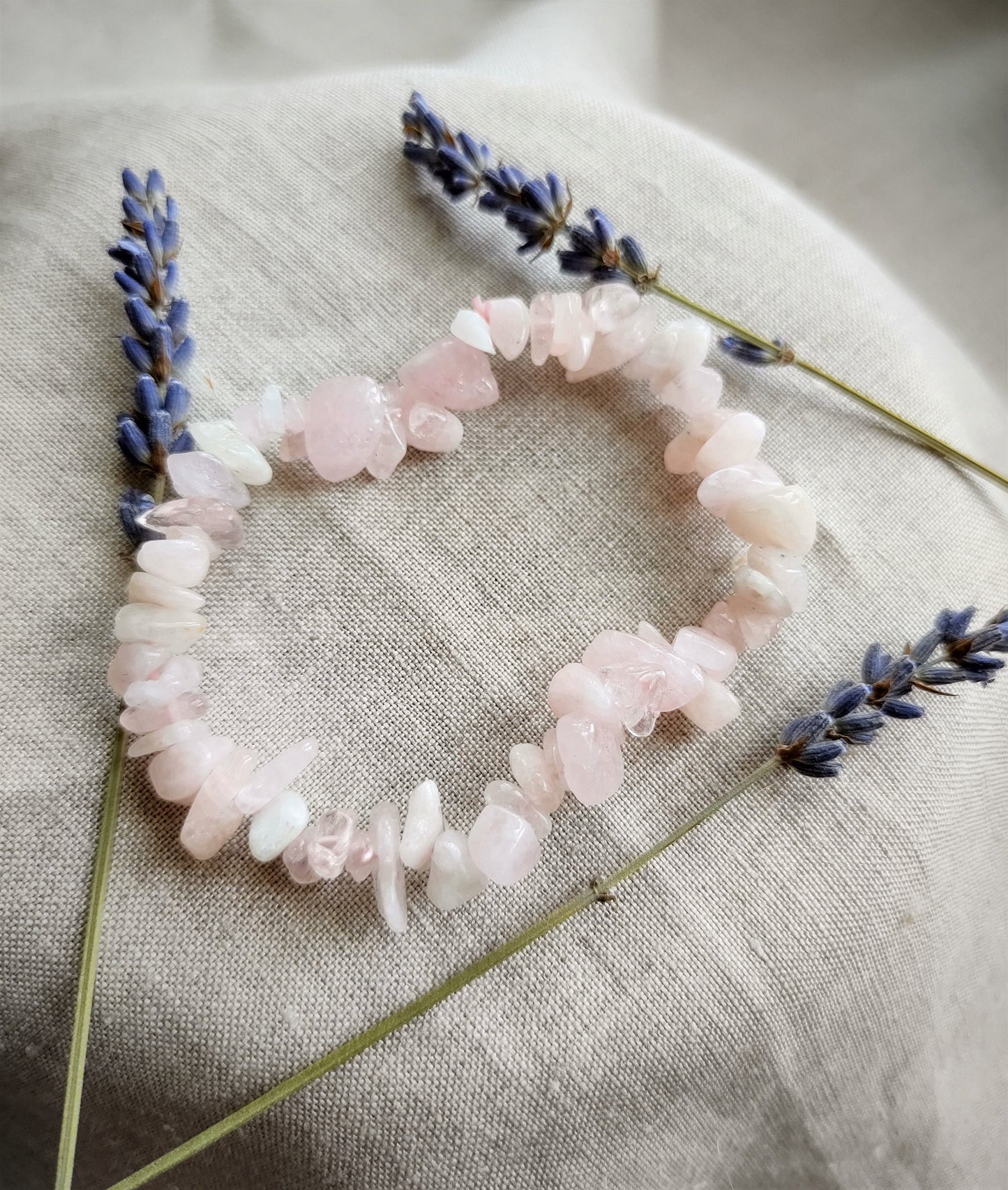 Morganite - Bracelet Chips