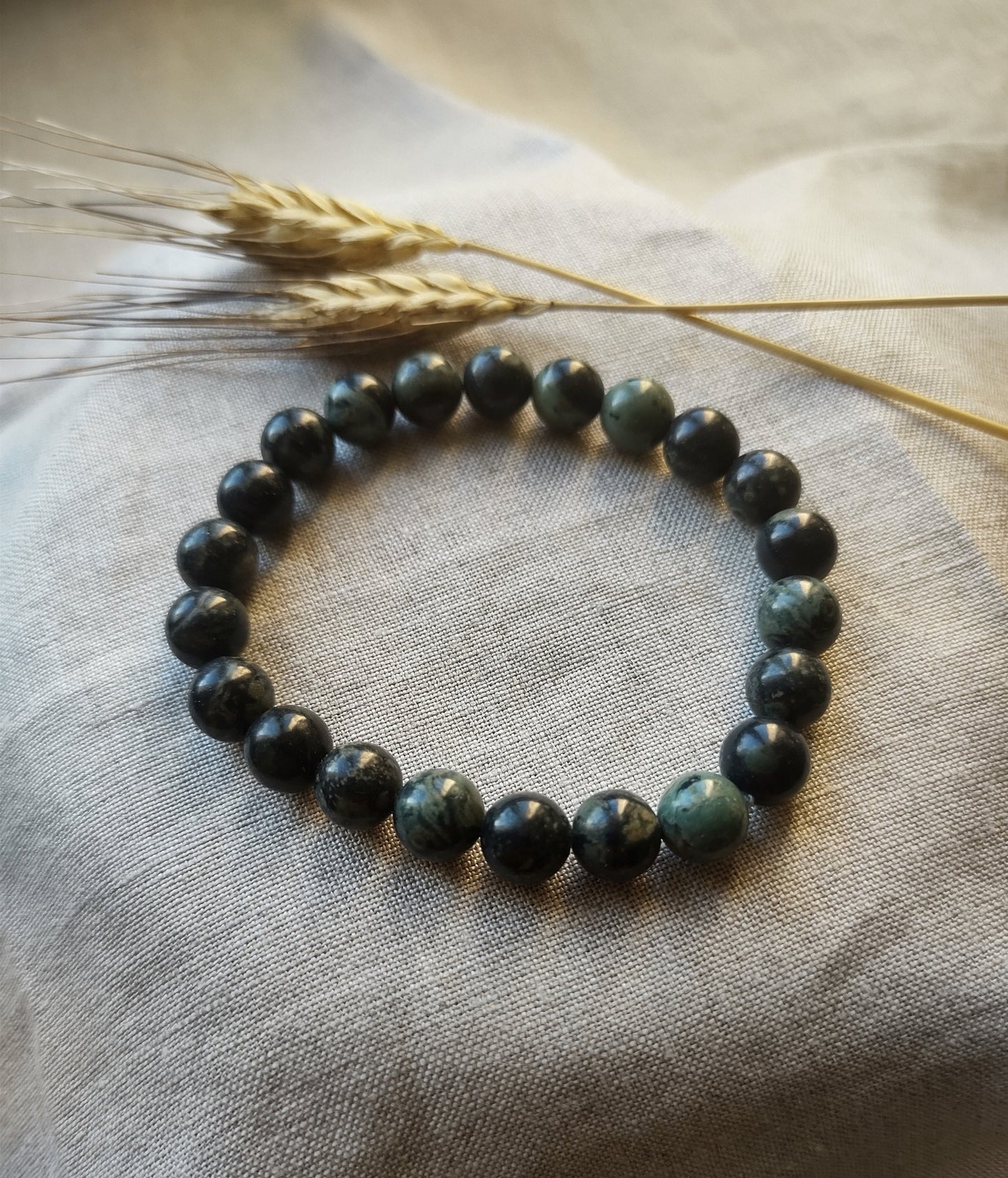 Jaspe Kambaba - Bracelet 8mm - Lithothérapie - Pierres Naturelles