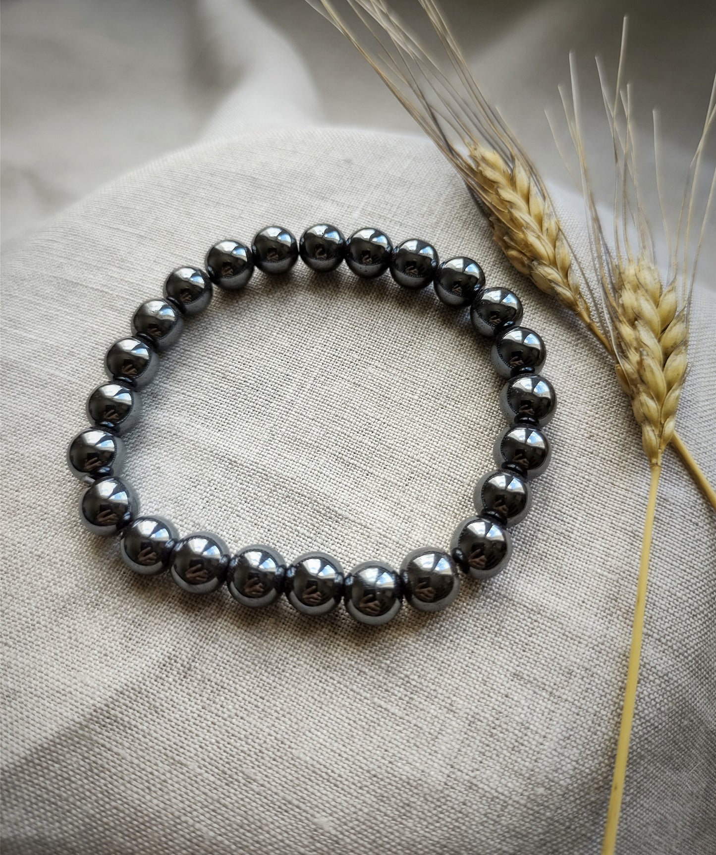 Hématite - Bracelet 8mm - Lithothérapie - Pierres Naturelles