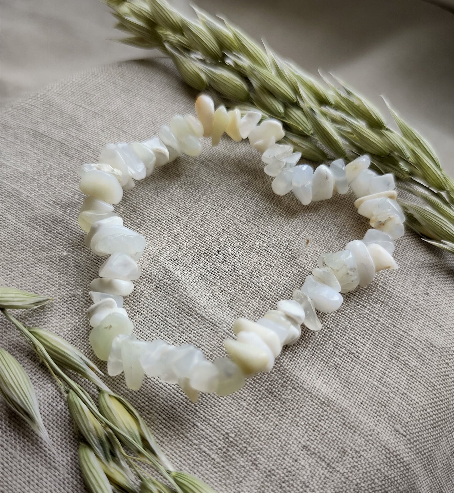 Opale Blanche - Bracelet Chips