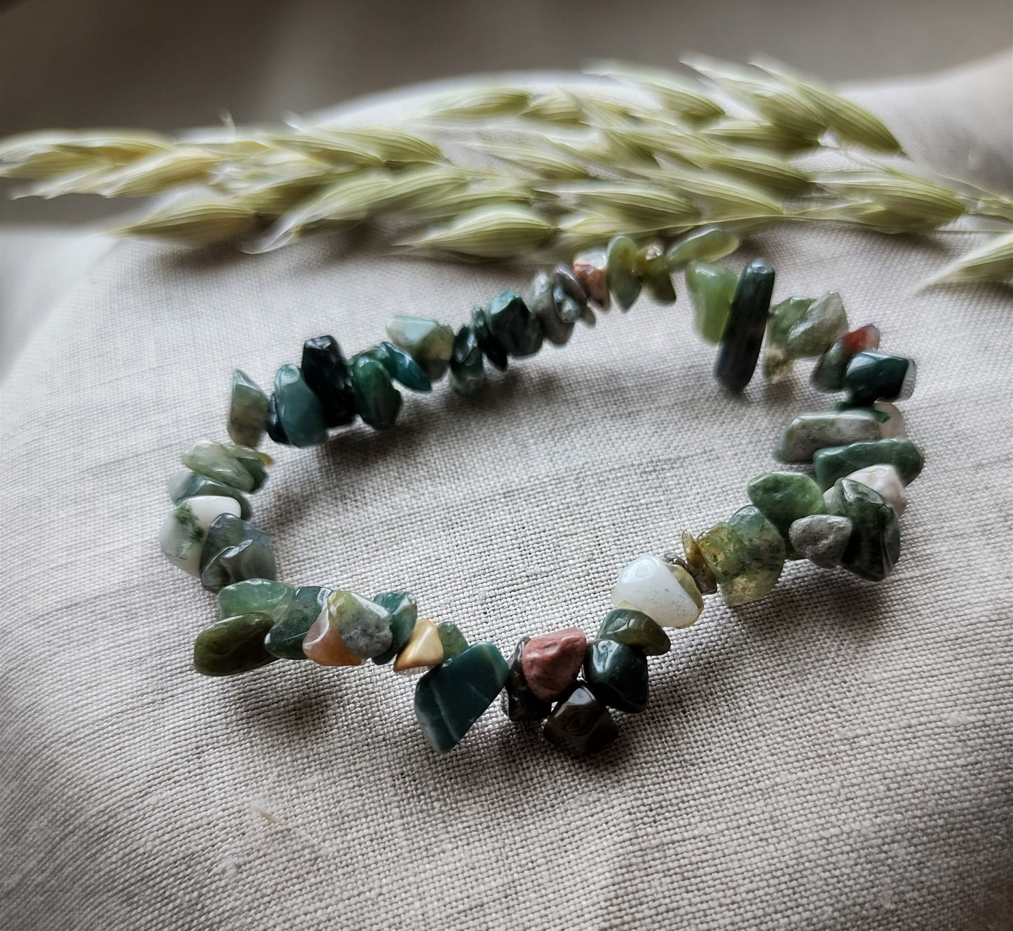 Agate Indienne - Bracelet Chips