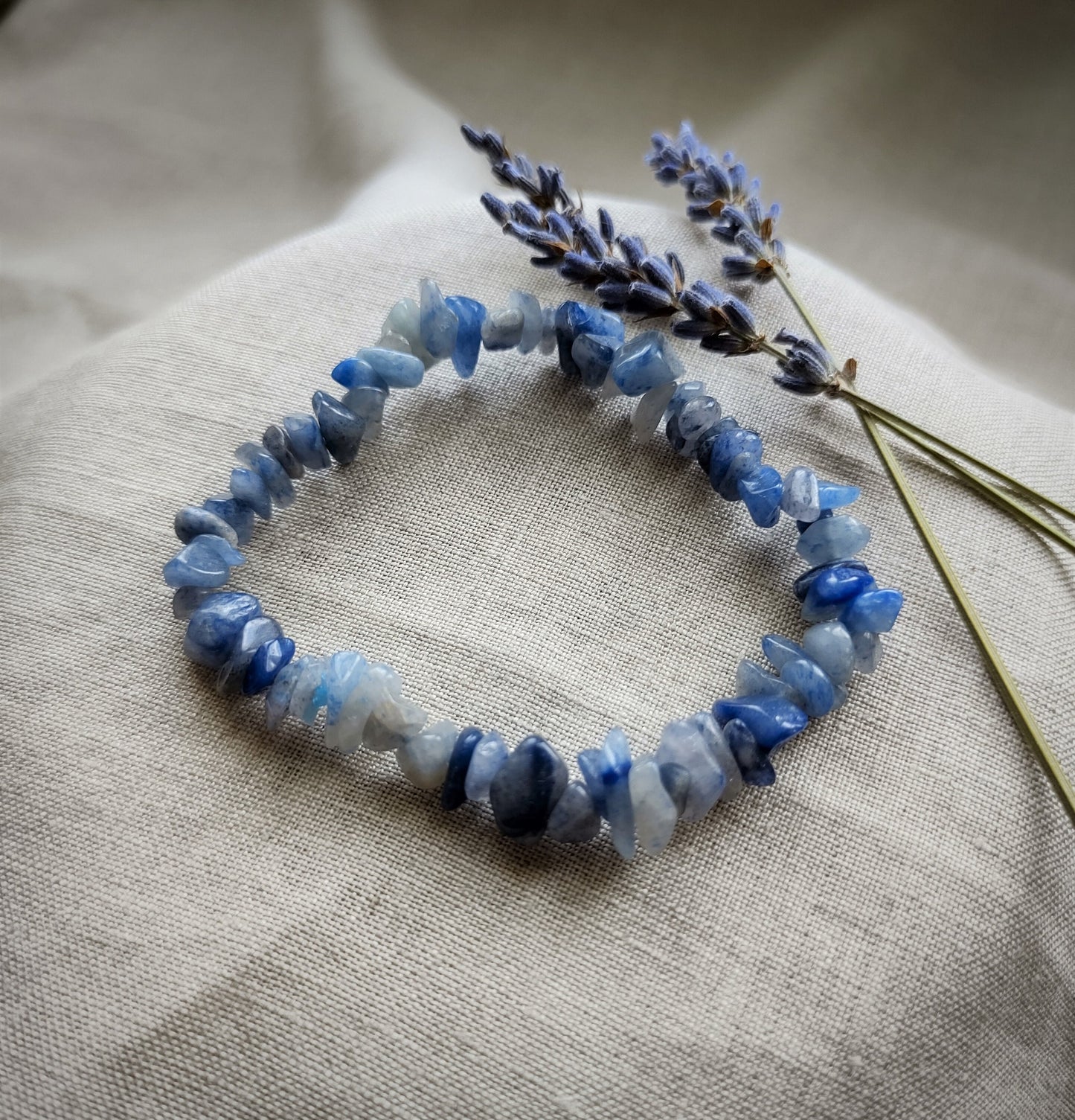 Aventurine Bleue - Bracelet Chips