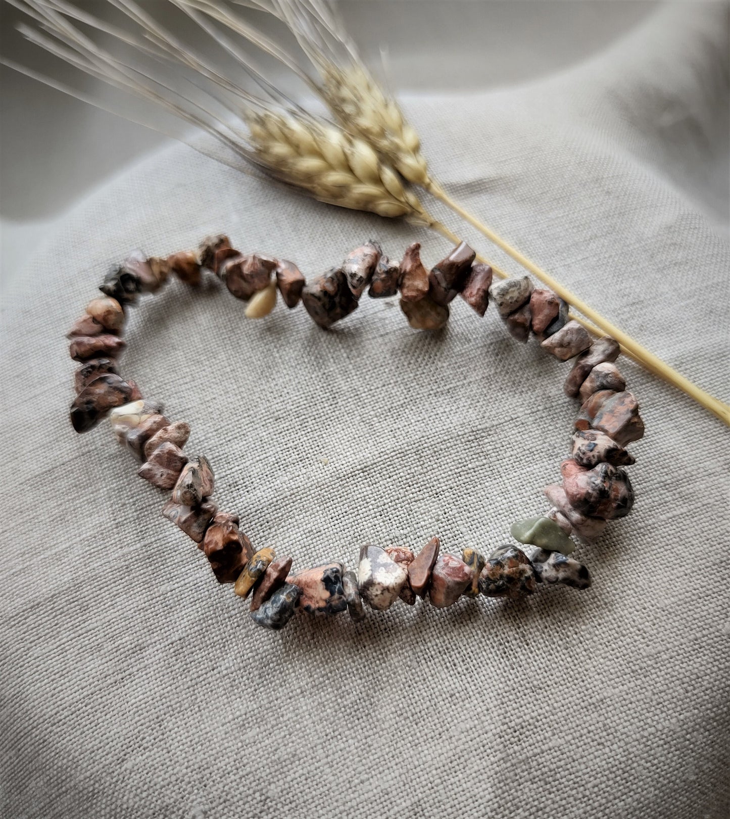 Jaspe Léopard - Bracelet Chips
