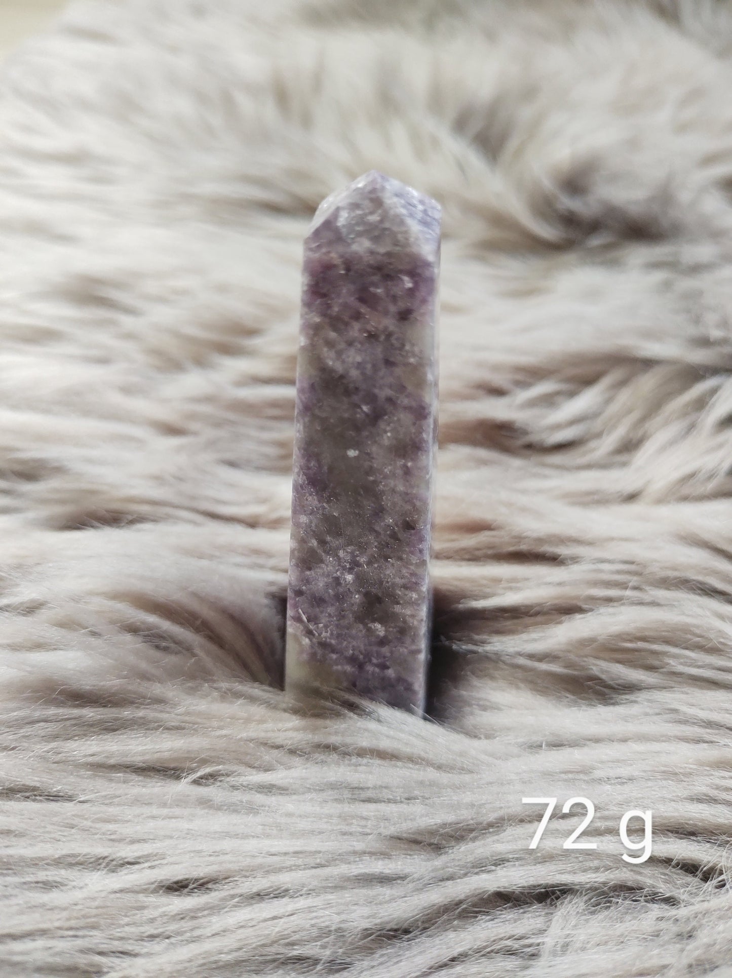 Lépidolite - Obélisque - Lithothérapie - Pierres Naturelles