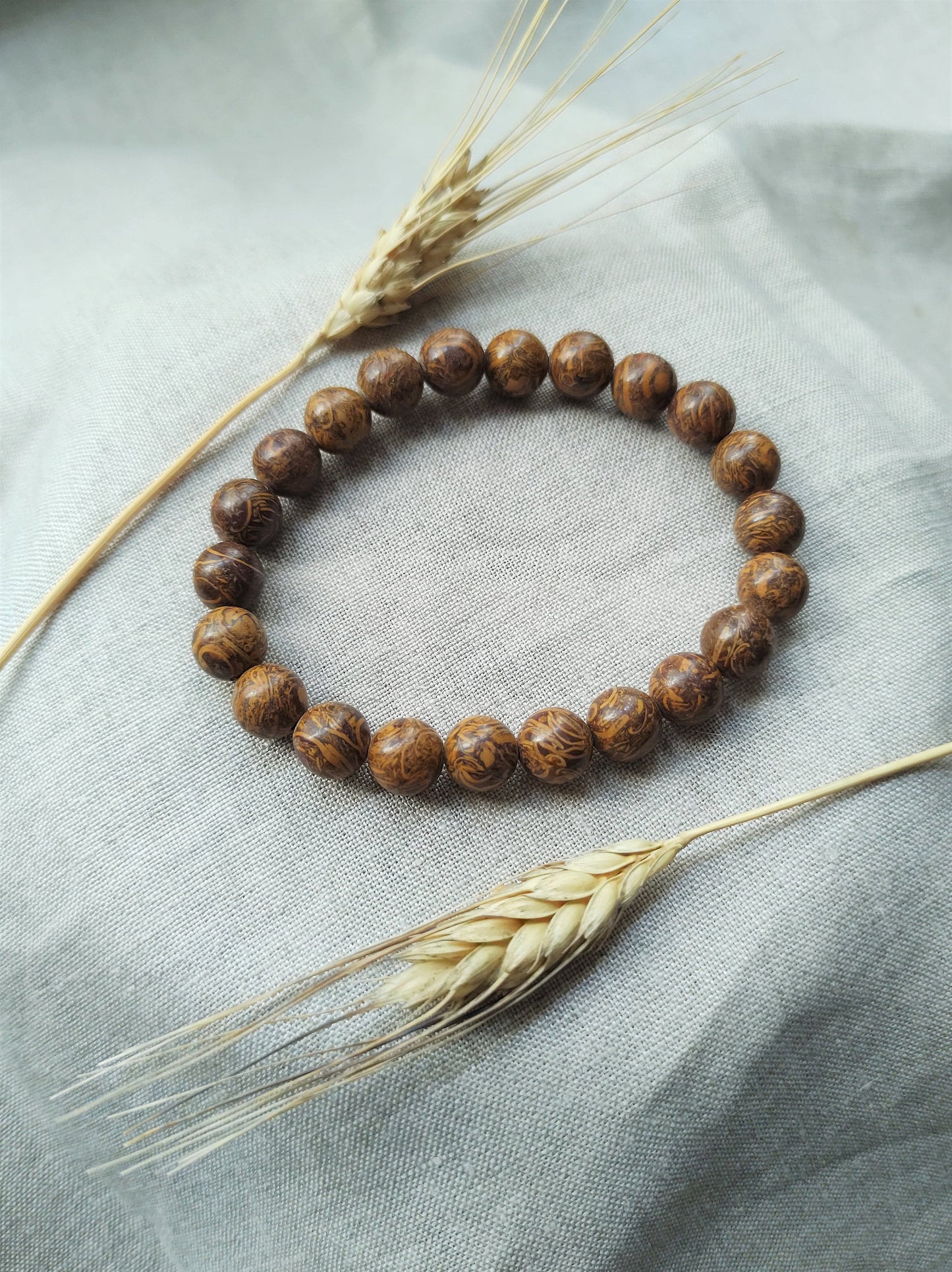 Jaspe Mariam - Bracelet 8mm - Lithothérapie - Pierres Naturelles