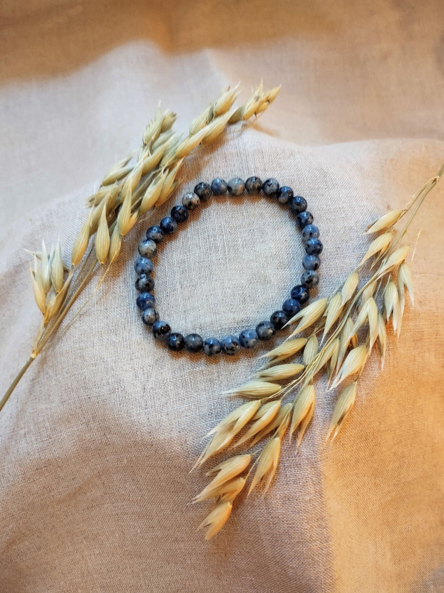 Jaspe K2 - Bracelet Boule 6mm