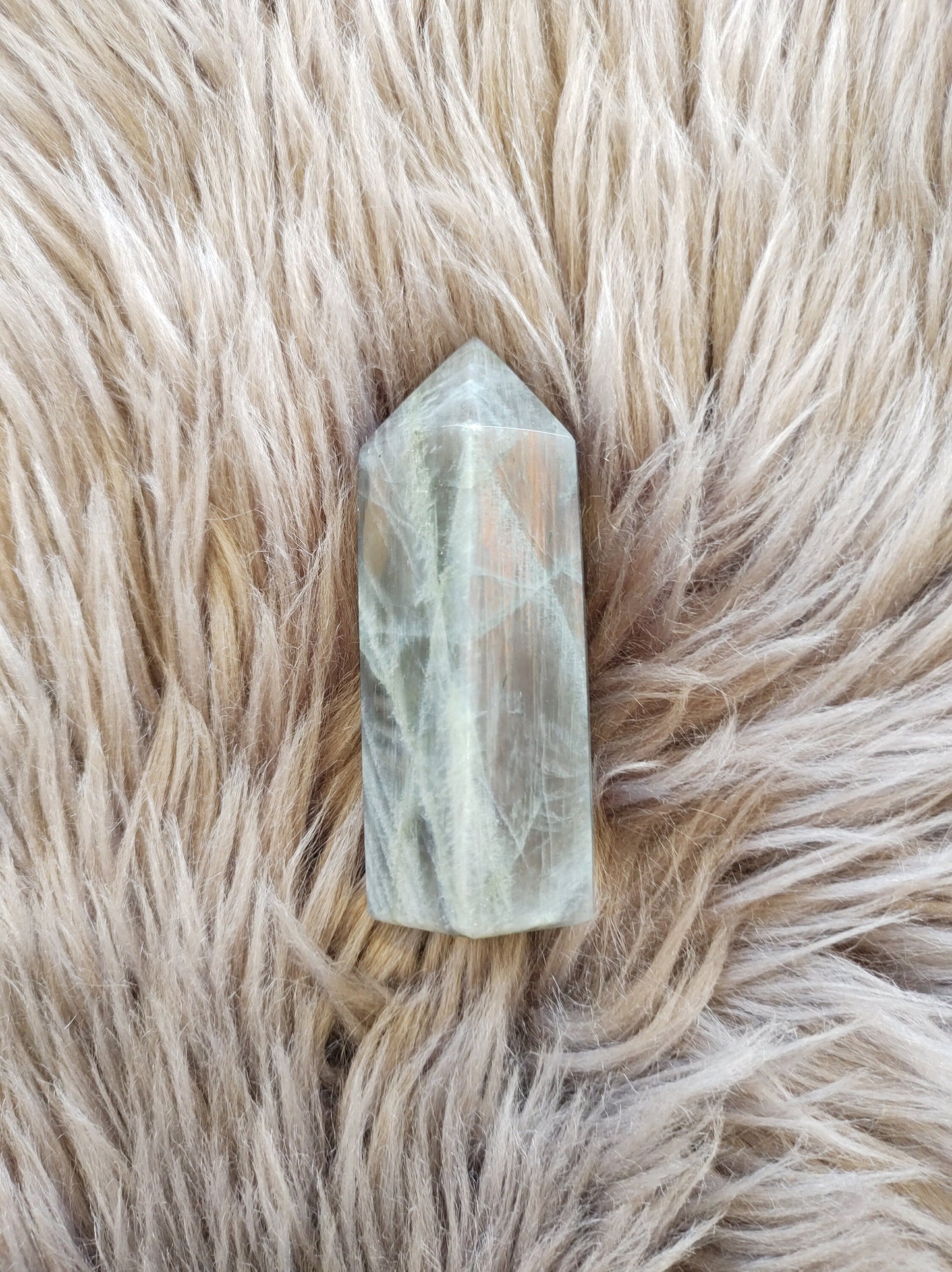 Labradorite Violette - Pointe - Lithothérapie - Pierres Naturelles