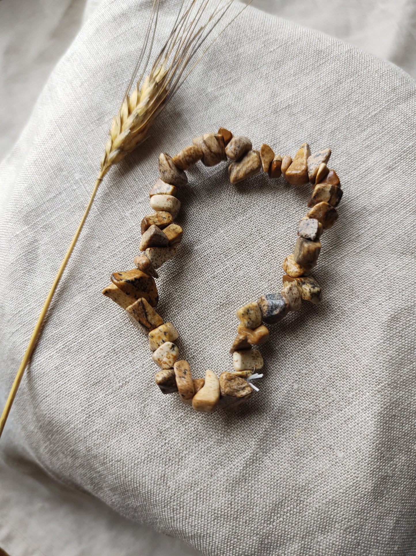 Jaspe Paysage - Bracelet Chips