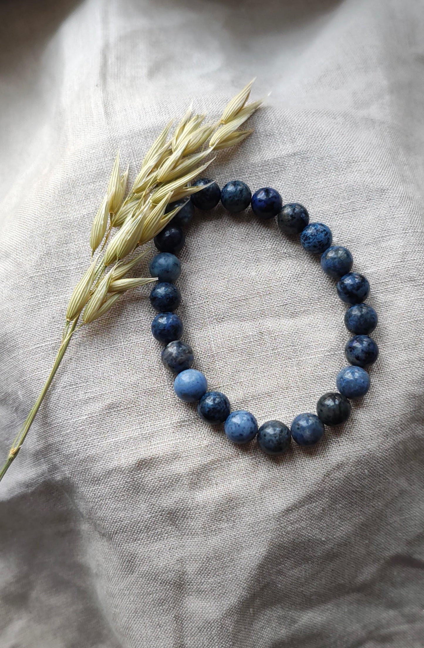 Dumortiérite - Bracelet 8mm - Lithothérapie - Pierres Naturelles - Sagesse, Intuition, Clairaudience - Communication - Inspiration - Calme
