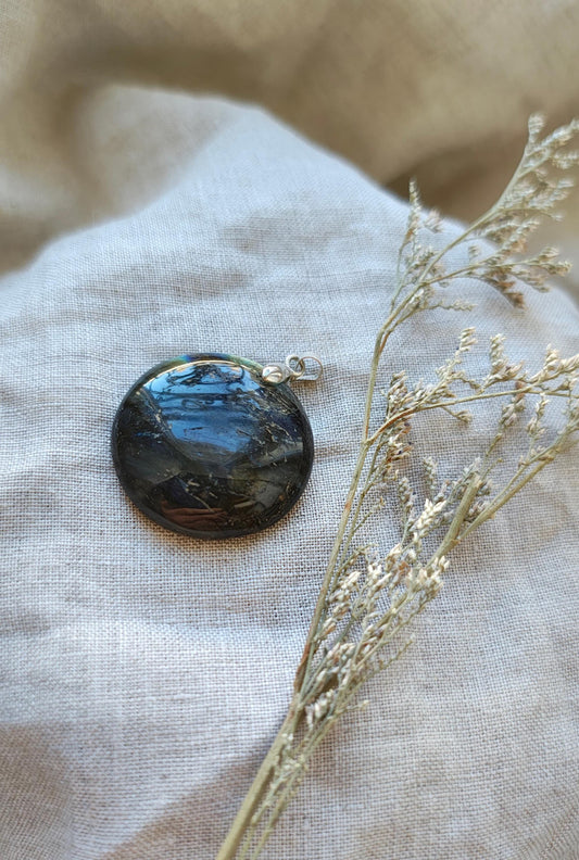 Labradorite - Pendentif - Lithothérapie - Pierres Naturelles - Protection - Clarté - Perspectives - Intuition - Empathie - Bienveillance - F