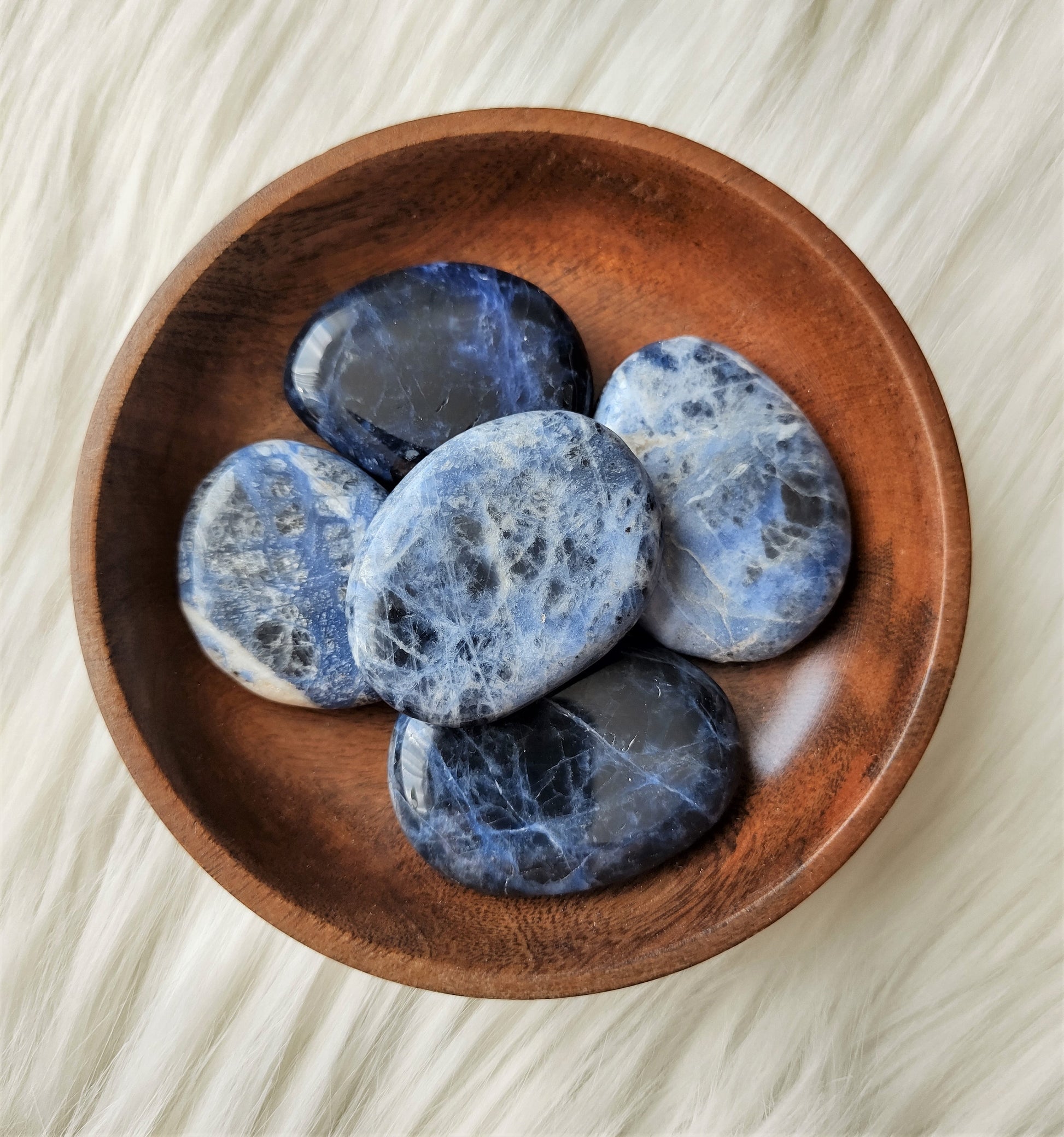 Sodalite - Pierre Plate - Lithothérapie - Pierres Naturelles