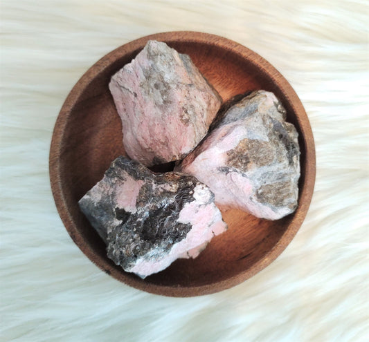 Rhodonite - Pierre Brute