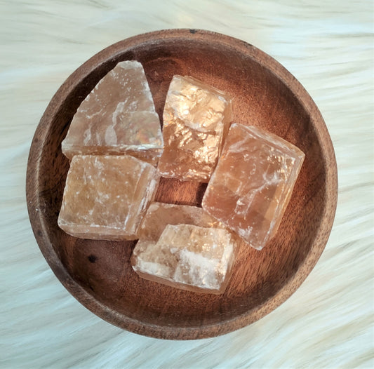 Calcite Miel - Pierre Brute