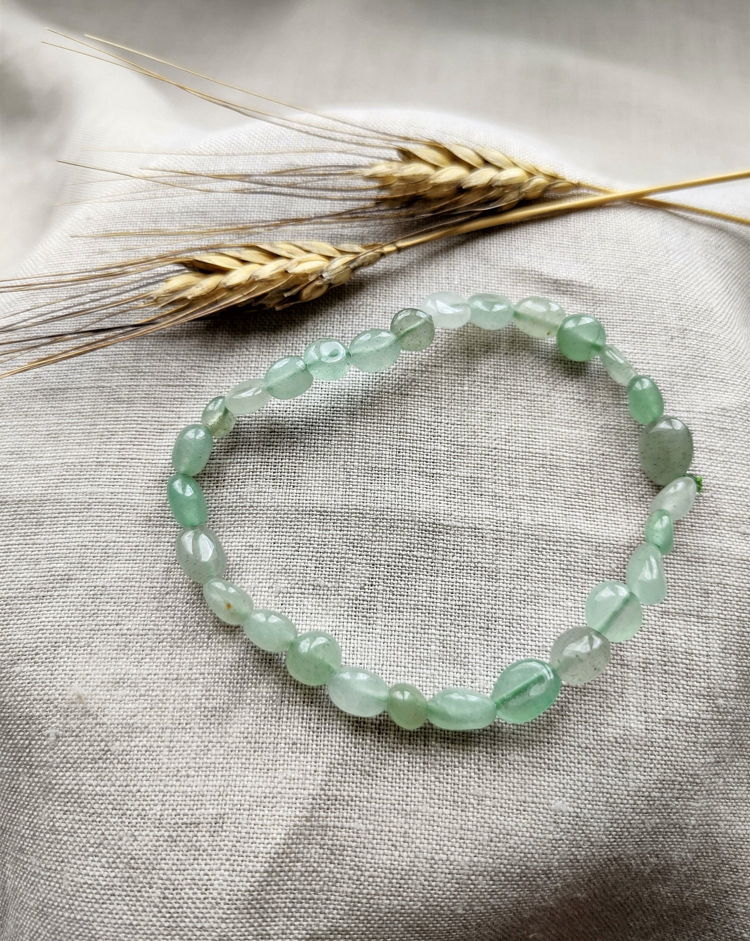 Aventurine Verte - Bracelet Pierres Roulées - Lithothérapie - Pierres Naturelles