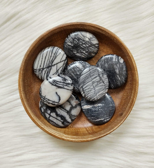Spider Web Jasper - Flat Stone